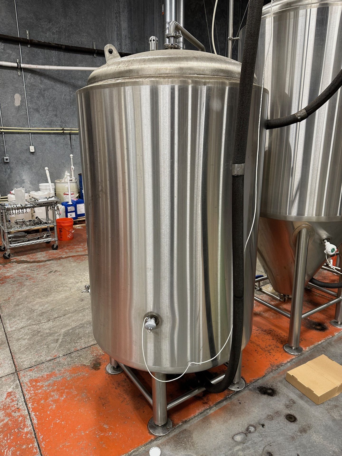2017 Premier Stainless 10 BBL Brite Tank - Dish Bottom, Glycol Jacketed, Mandoor, C | Rig Fee $1000 - Image 2 of 2