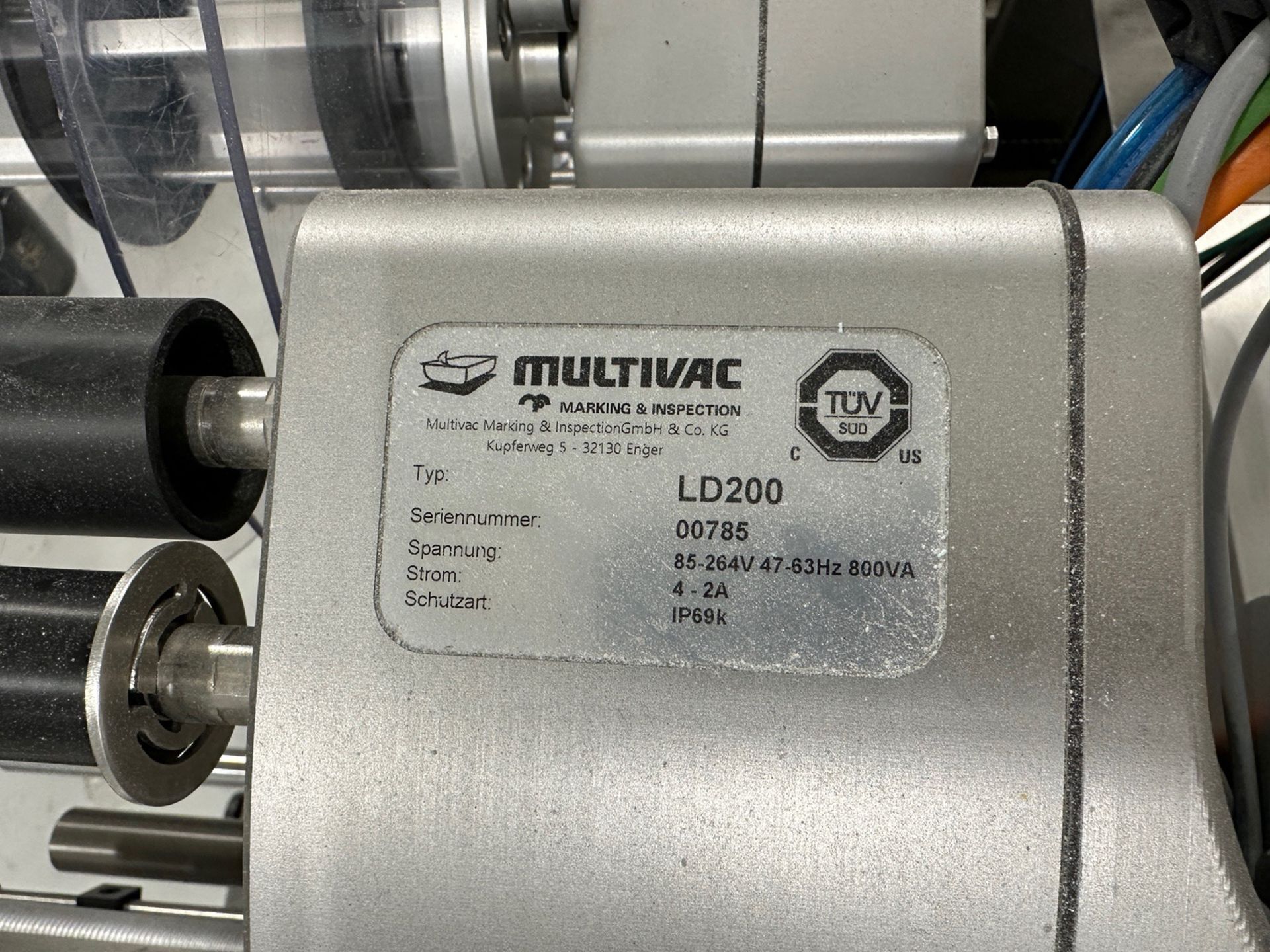 2019 Multivac Label Applicator and Dispensers, Models L330, S/N 279138 and LD200, S/ | Rig Fee $650 - Image 10 of 10