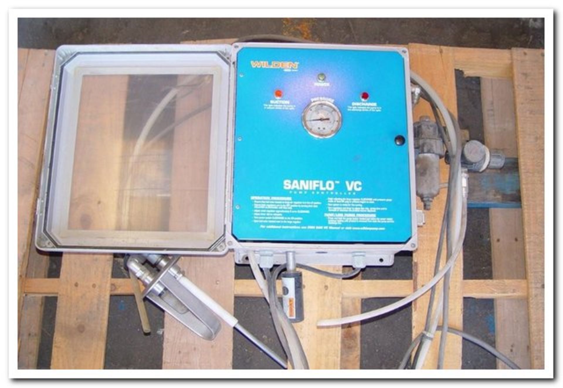 3" Wilden Saniflo VC diaphram pump w/ vaccum generator | Rig See Desc - Image 2 of 2