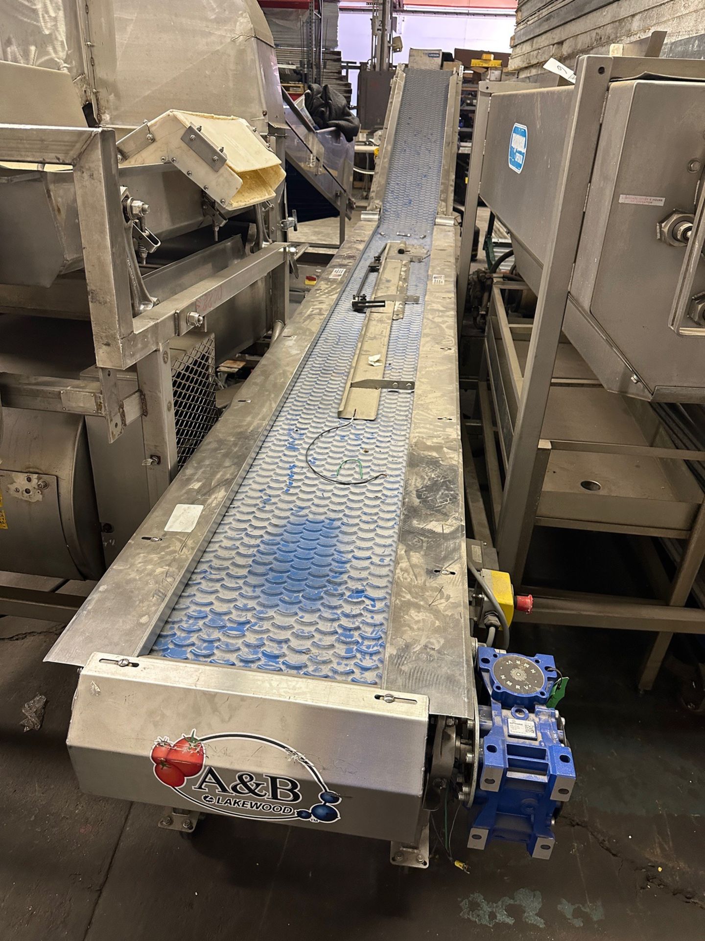 Blue Belt Incline Conveyor (Approx. 18" Belt with 12' Flat Section and 8' Incline S | Rig See Desc - Image 4 of 6