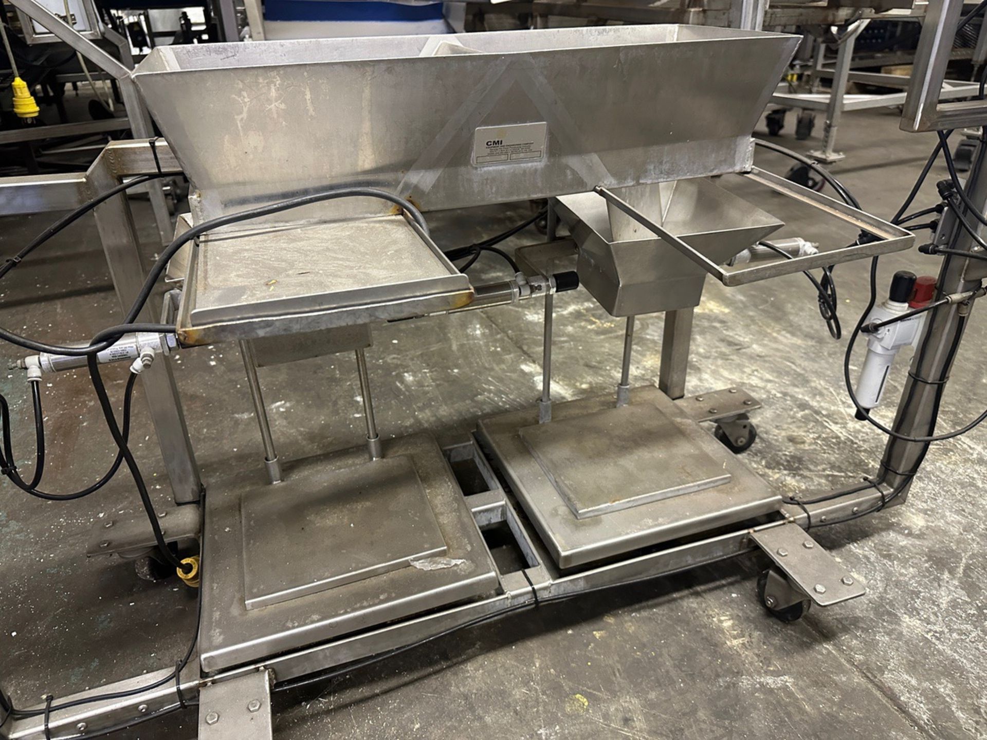 CMI Dual Bagging Station with (2) Doran 7000XLM Scales | Rig See Desc - Image 2 of 6
