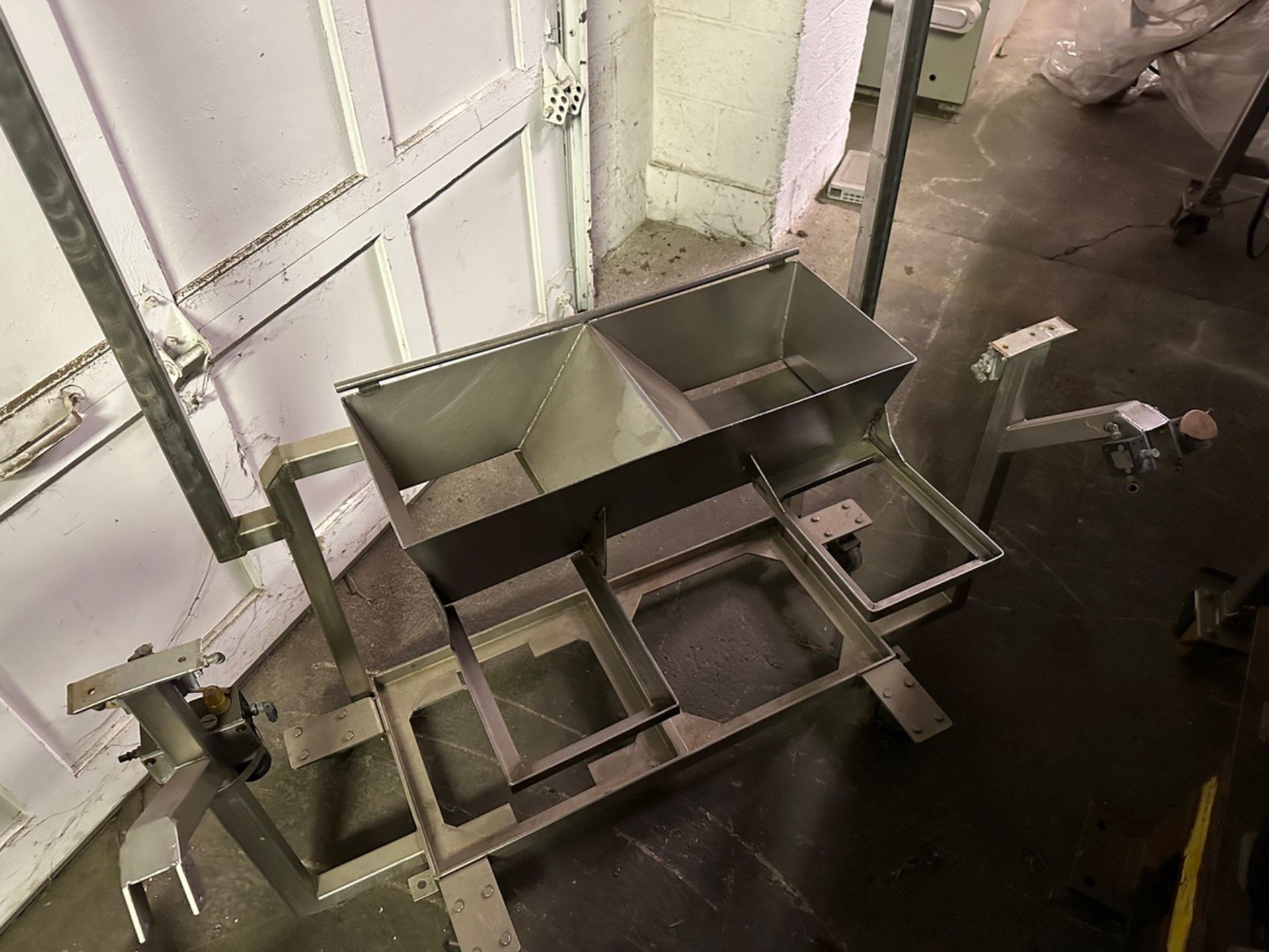 Stainless Steel Double Bagging Chute (Approx. 7" x 8" Chute) | Rig See Desc