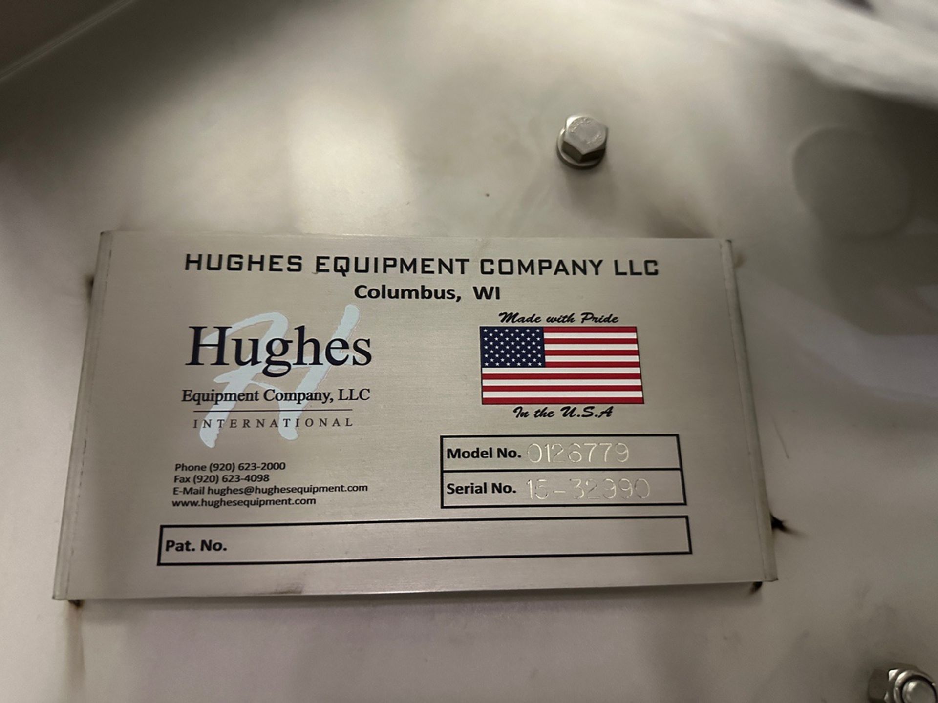Hughes Incline Conveyor - Model 012 6779, S/N 15-32990 (Approx. 18" x 9') | Rig See Desc - Image 3 of 3