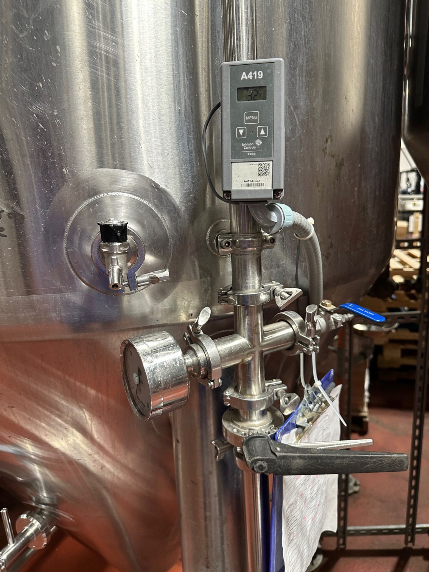 Pacific Brewery Systems 20 BBL Fermentation Tank - Cone Bottom, Glycol Jacketed, Ma | Rig Fee $750 - Image 2 of 3