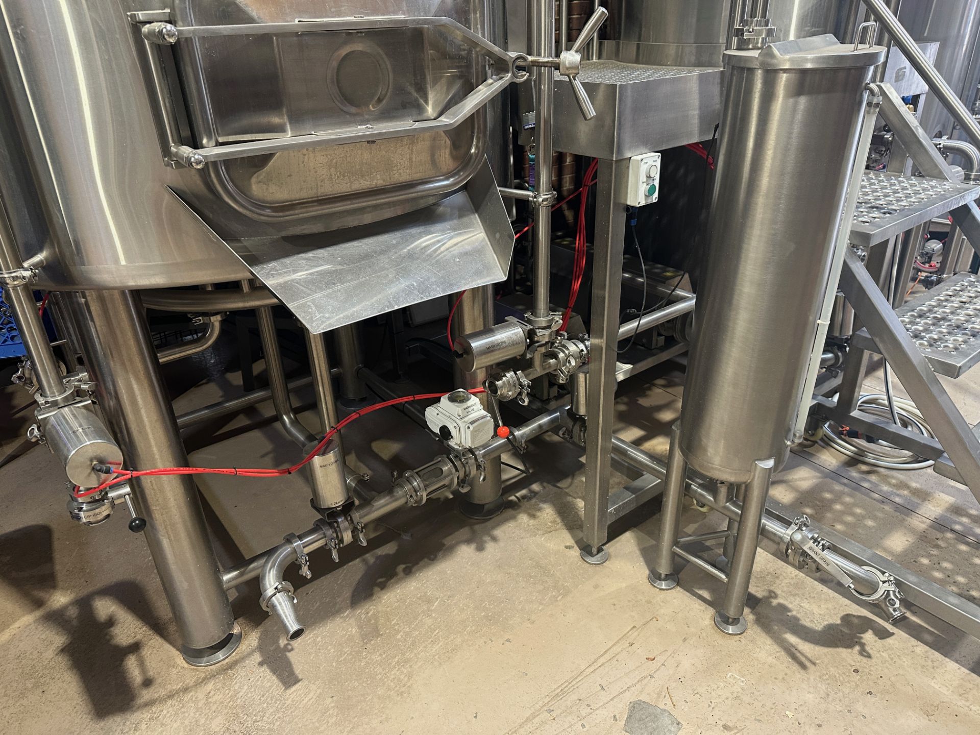 2019 ABS 10 BBL 2-Vessel Brewhouse with Grist Case - Mash/Lauter Tun (Approx. 5' Di | Rig Fee $4500 - Image 19 of 24