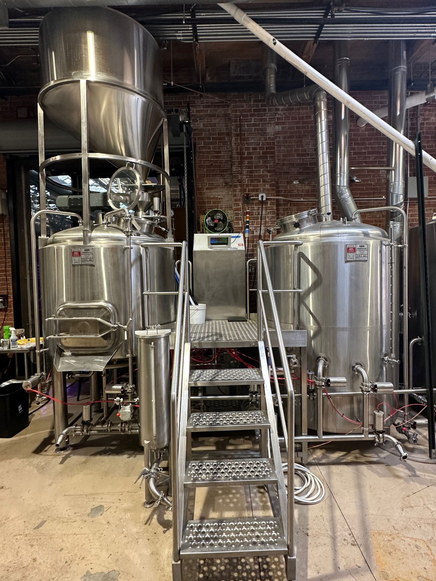 2019 ABS 10 BBL 2-Vessel Brewhouse with Grist Case - Mash/Lauter Tun (Approx. 5' Di | Rig Fee $4500