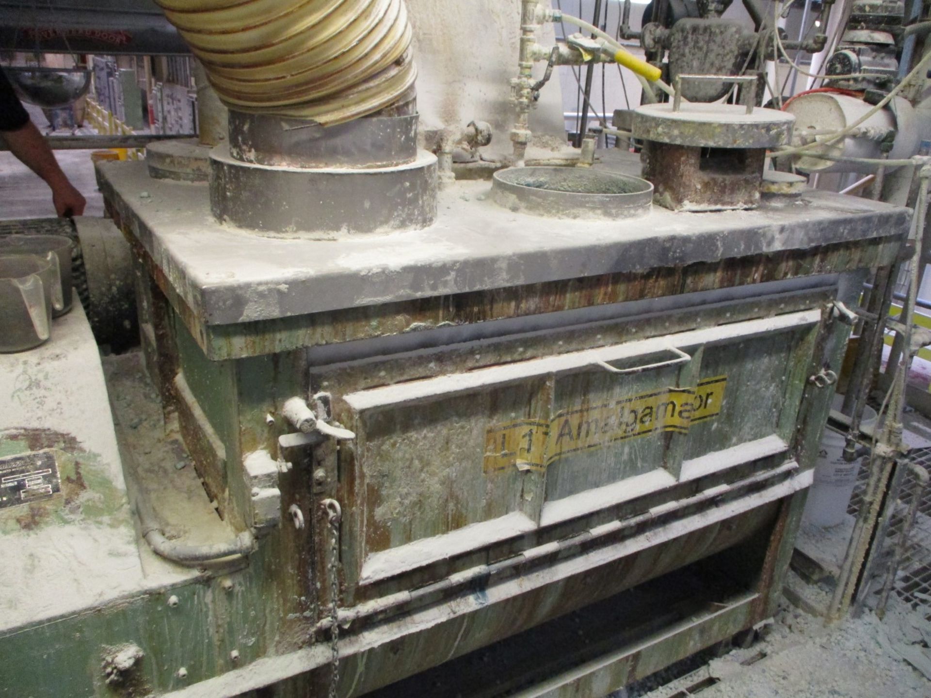 1200 Liter Mazzoni Mixer, Type Msb-0-1200, Open Sigma Blade Mixer, Packing Gland Se | Rig Fee $4000 - Image 3 of 7