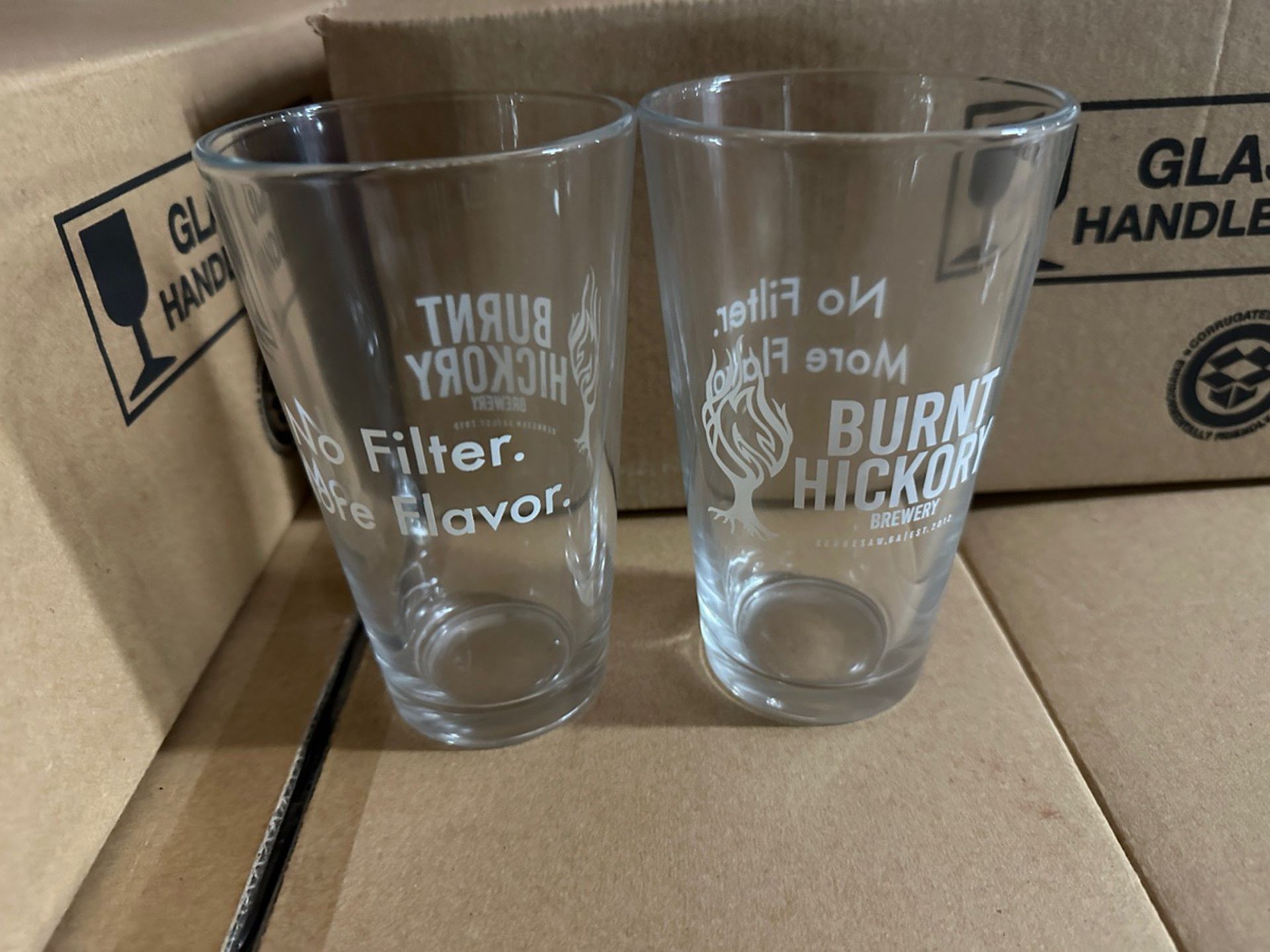 Lot of 19 Cases Branded Pint Glasses | Rig Fee $75 - Image 2 of 2