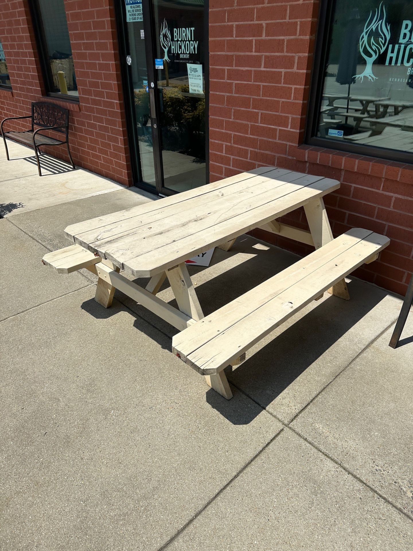 Lot of (6) Picnic Tables (Approx. 28" x 6') | Rig Fee $120 - Image 2 of 3