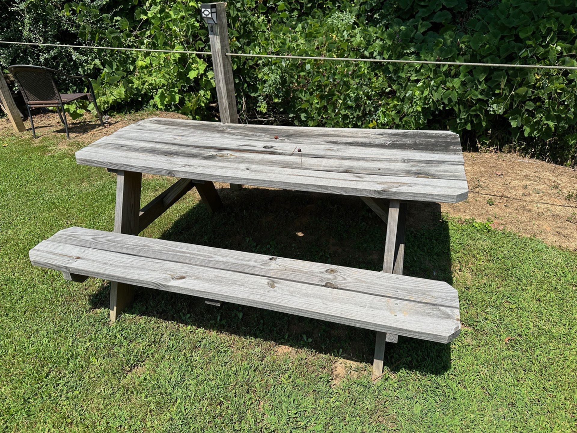 Lot of (5) Picnic Tables (Approx. 28" x 6') | Rig Fee $100
