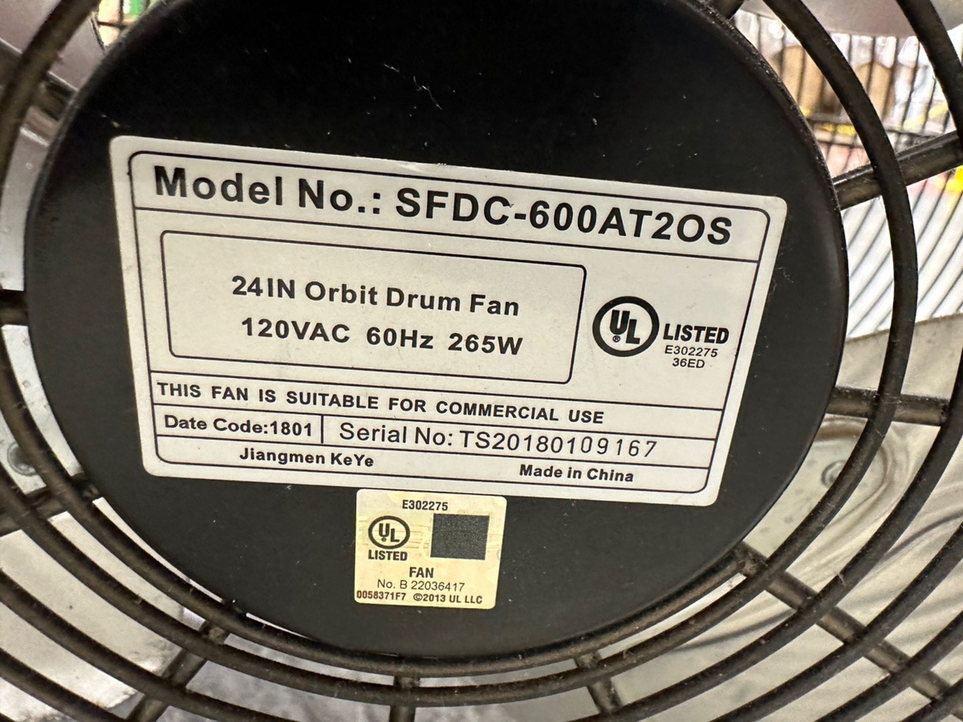 Countyline 24 Inch Orbit Drum Fan | Rig Fee $45 - Image 2 of 2