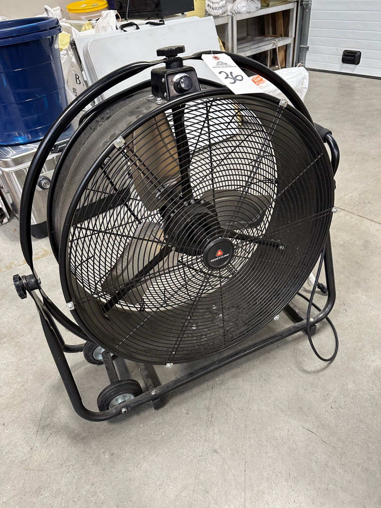 Countyline 24 Inch Orbit Drum Fan | Rig Fee $45