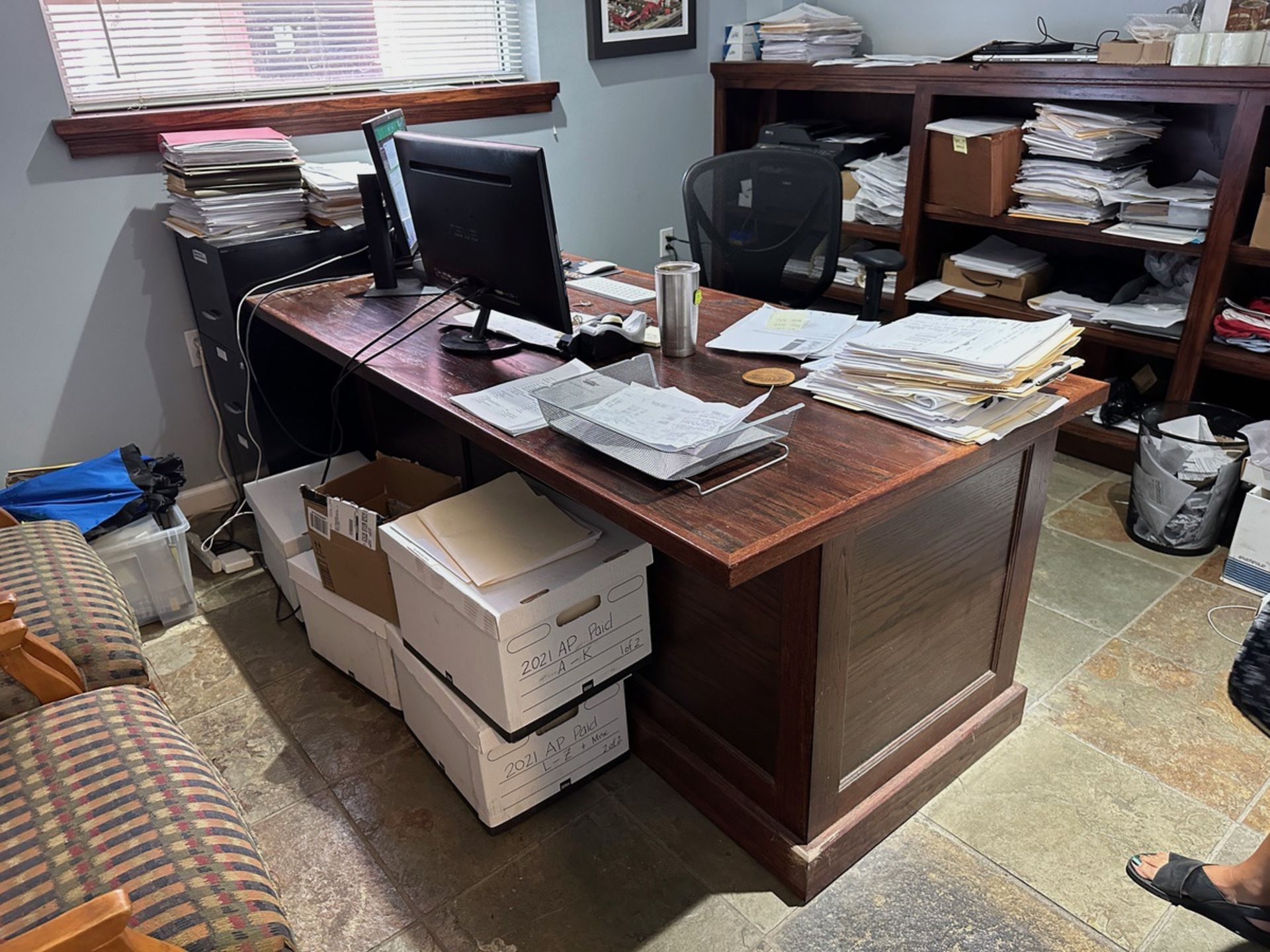 Wooden Office Desk (Approx. 3' x 6') | Rig Fee $50