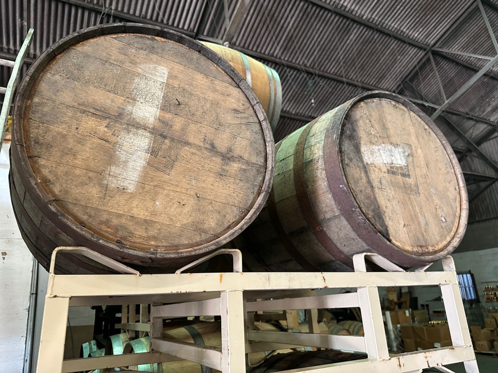 Lot of (4) Wooden Barrels (Used for Sours) | Rig Fee $50 - Image 2 of 2