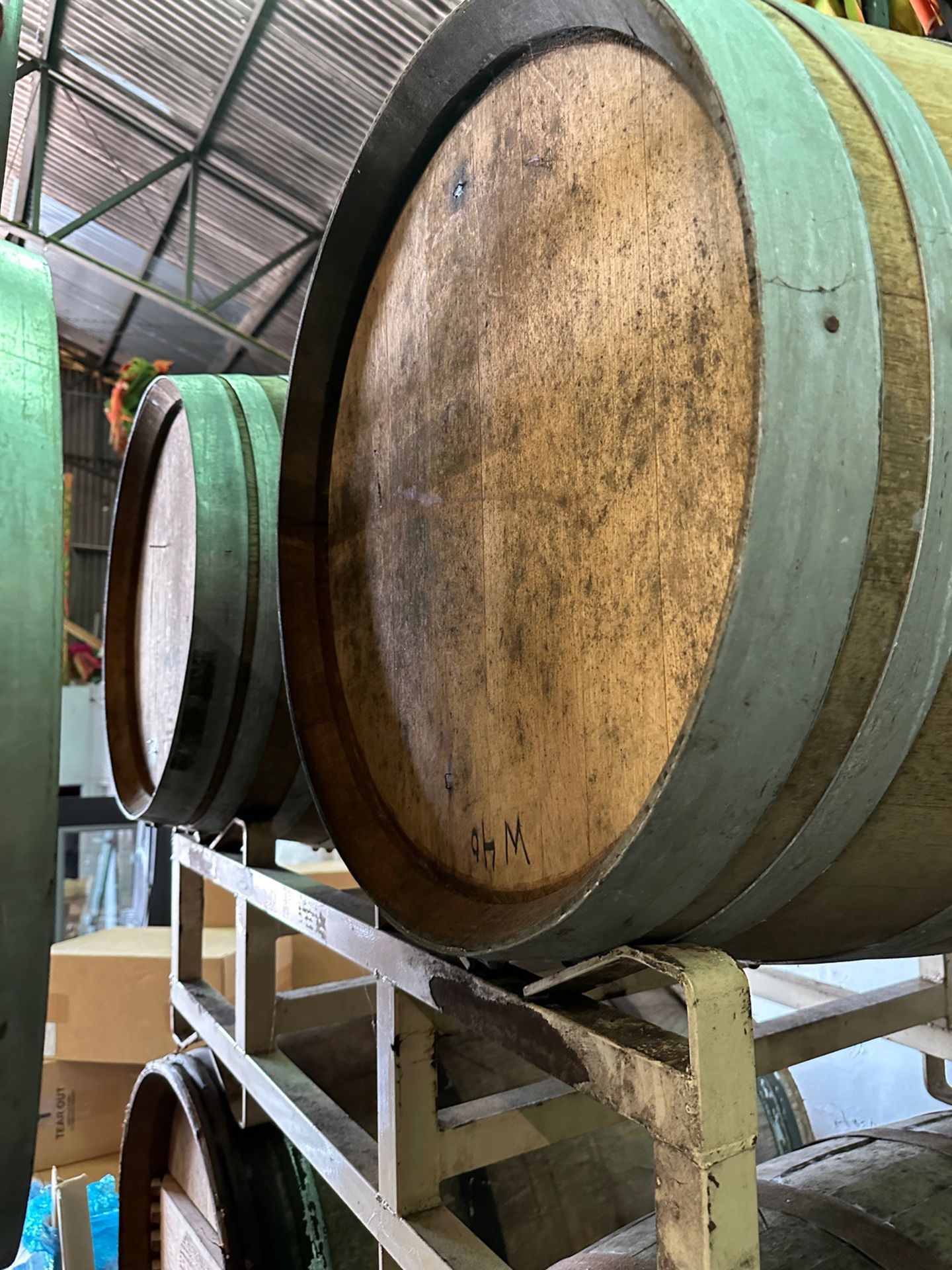 Lot of (4) Wooden Barrels (Used for Sours) | Rig Fee $50