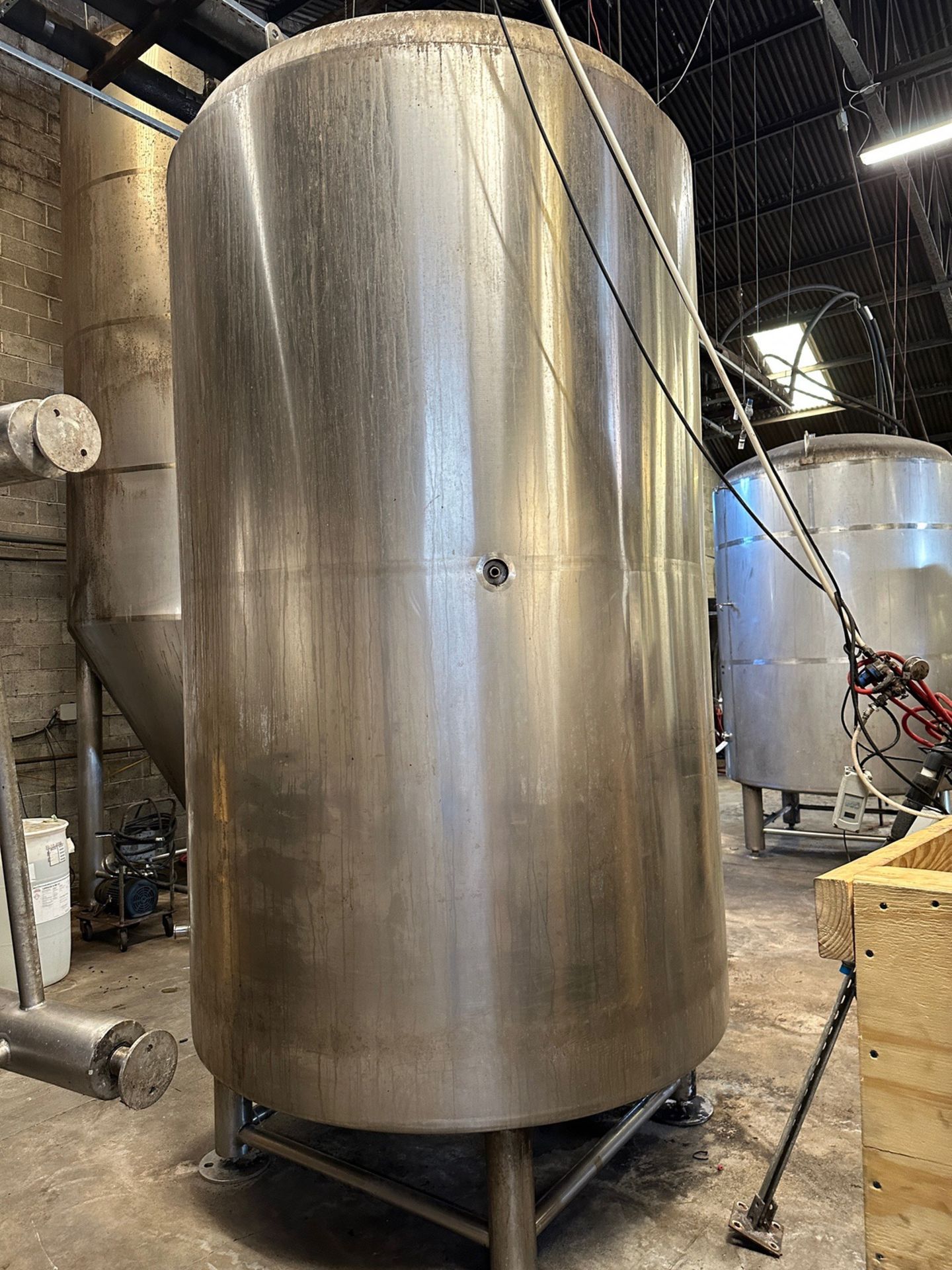 Premier Stainless 60 BBL Stainless Steel Brite Tank - Dish Bottom, Glycol Jacketed, | Rig Fee $750 - Image 4 of 4