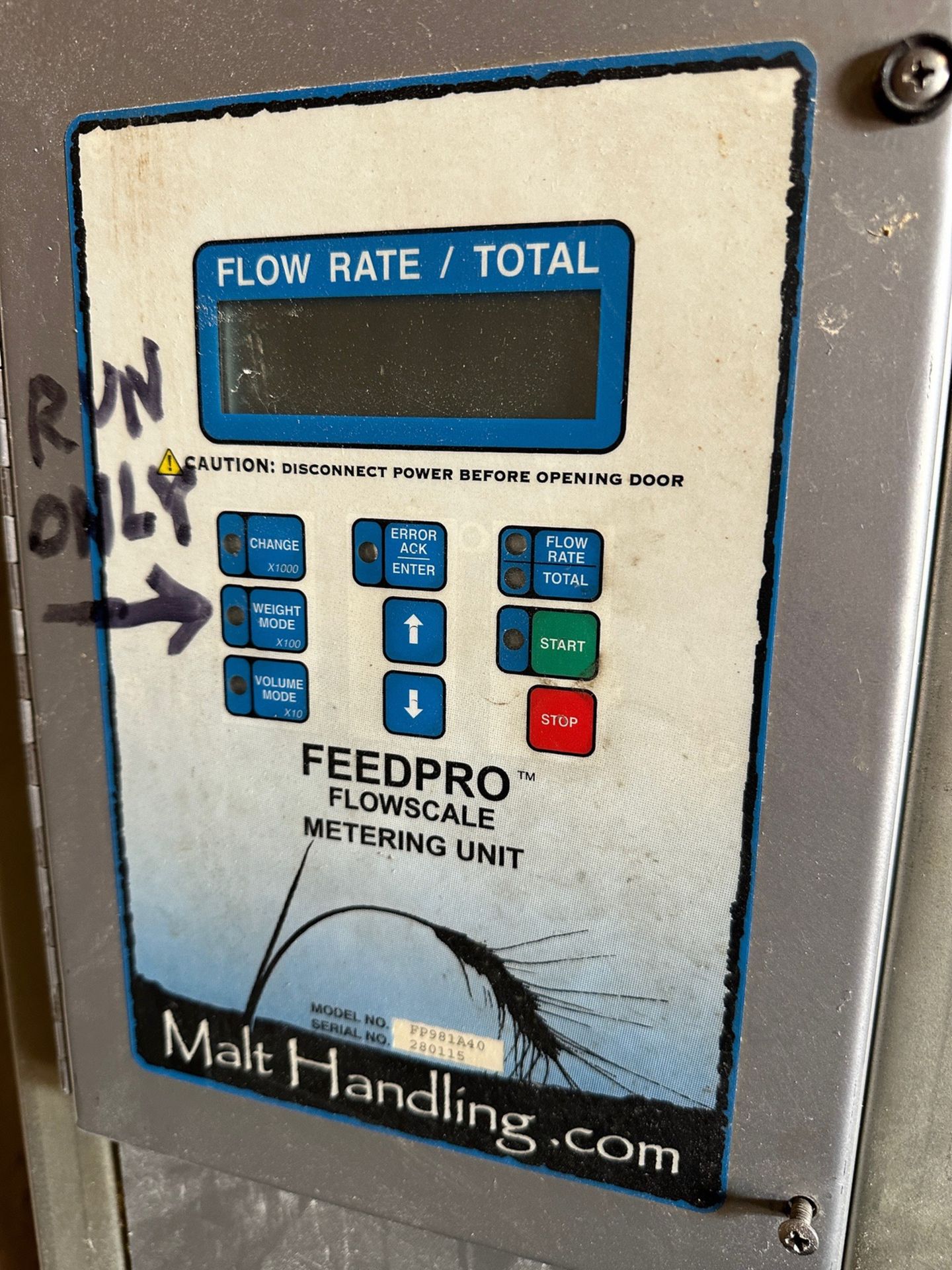 Feedpro Malt Handling Metering Unit - Model FP981A40 | Rig Fee $150 - Image 2 of 3