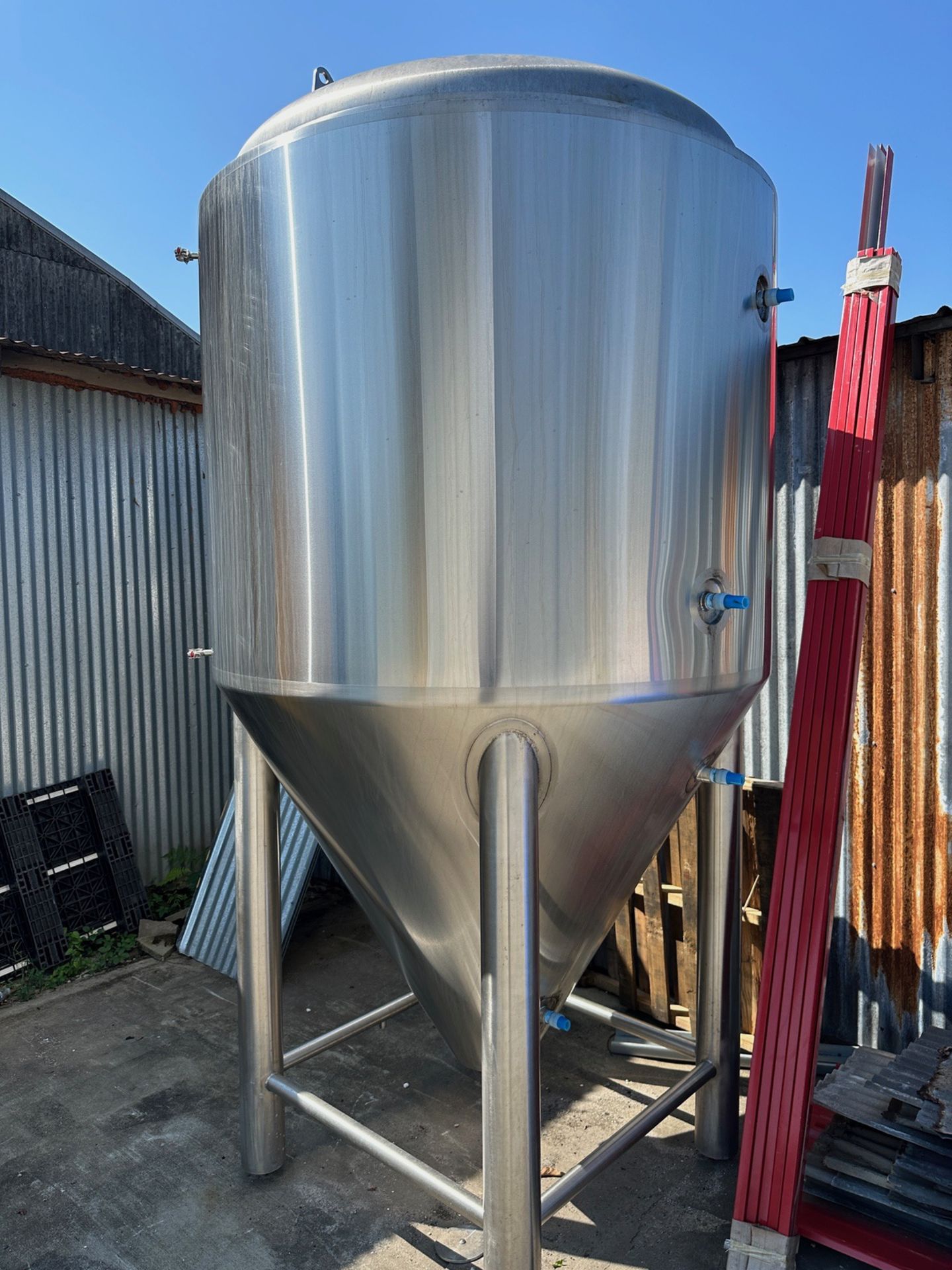 Kettle Craft 20 BBL Stainless Steel Fermentation Tank - Cone Bottom, Glycol Jackete | Rig Fee $350 - Image 2 of 4