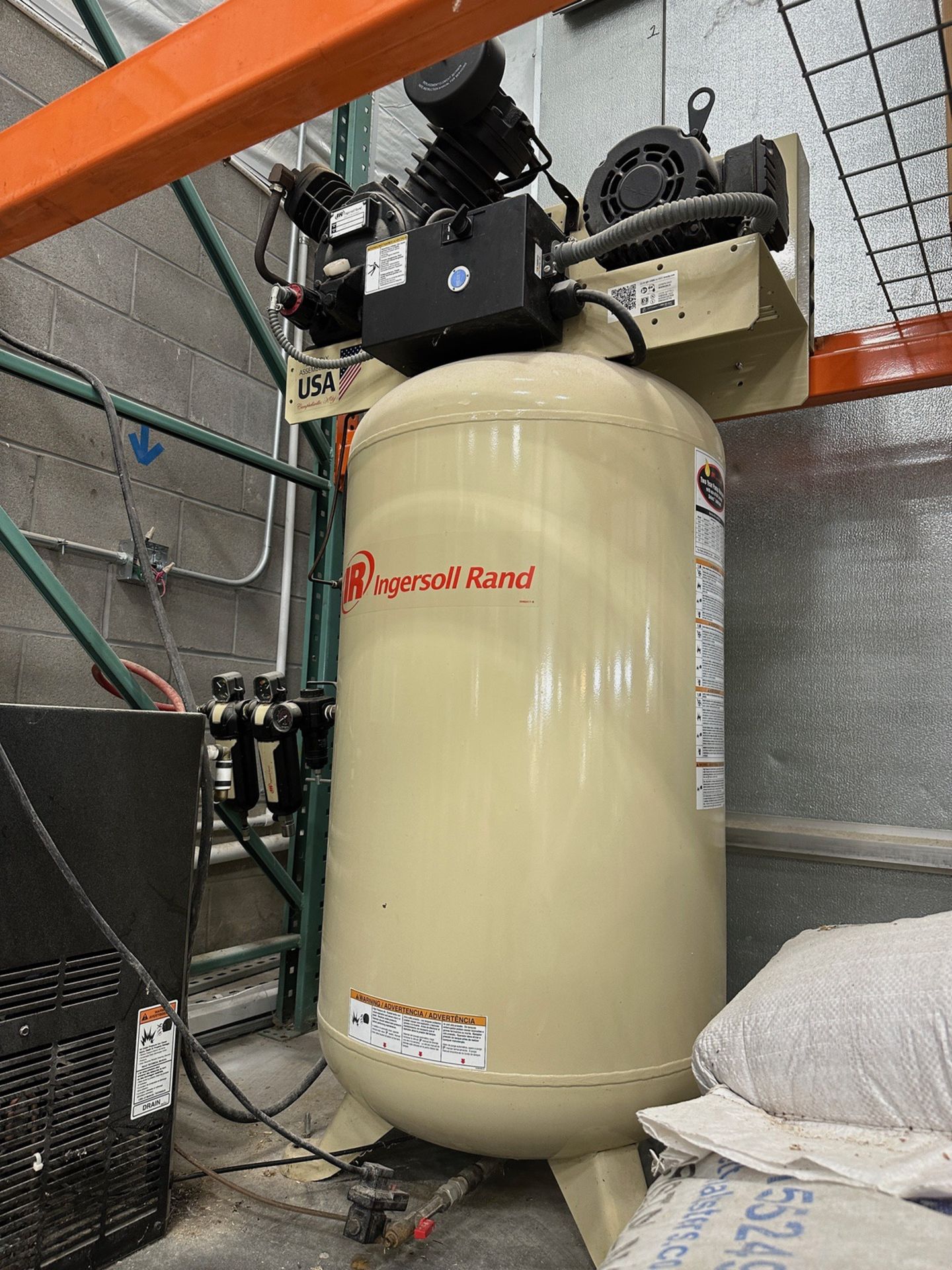 Ingersoll Rand 80 Gallon Air Compressor - Model 2475N7.5-P with Ingersoll | Rig Fee $125