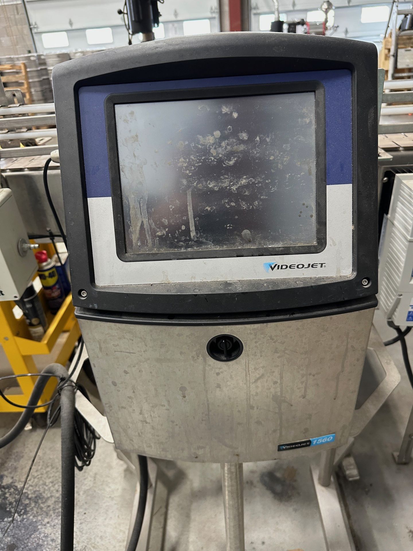 Videojet Model 1560 Ink Jet Coding Machine with Conveyor (Approx. 4.5" Be | Rig Fee $200 - Image 2 of 5