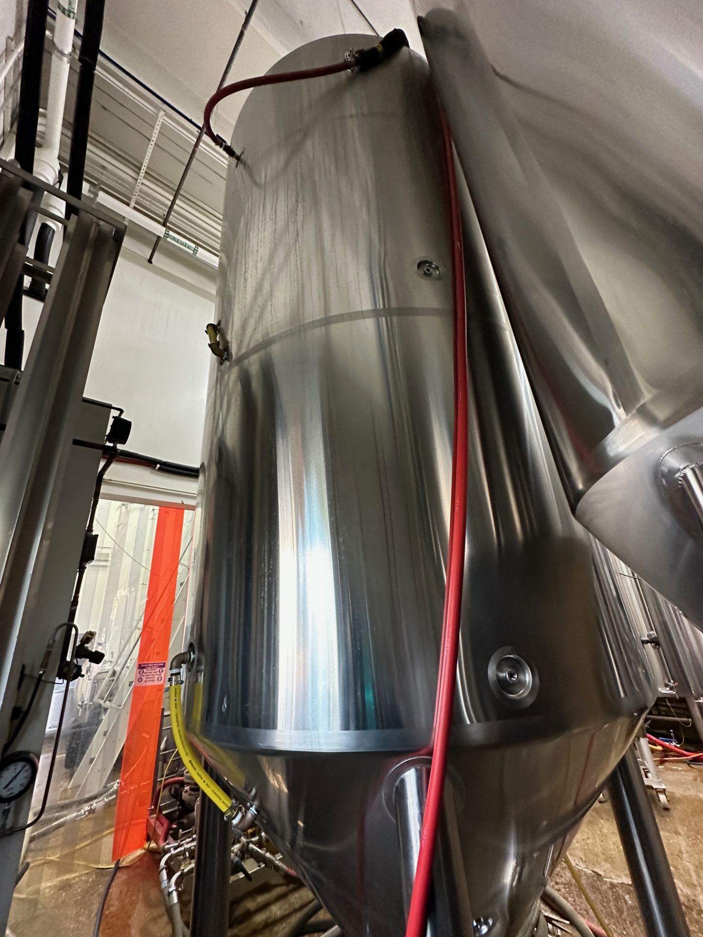 2019 ABS 120 BBL Stainless Steel Fermentation Tank - Cone Bottom with 3" | Rig Fee $2150 w/ Saddles - Image 2 of 2