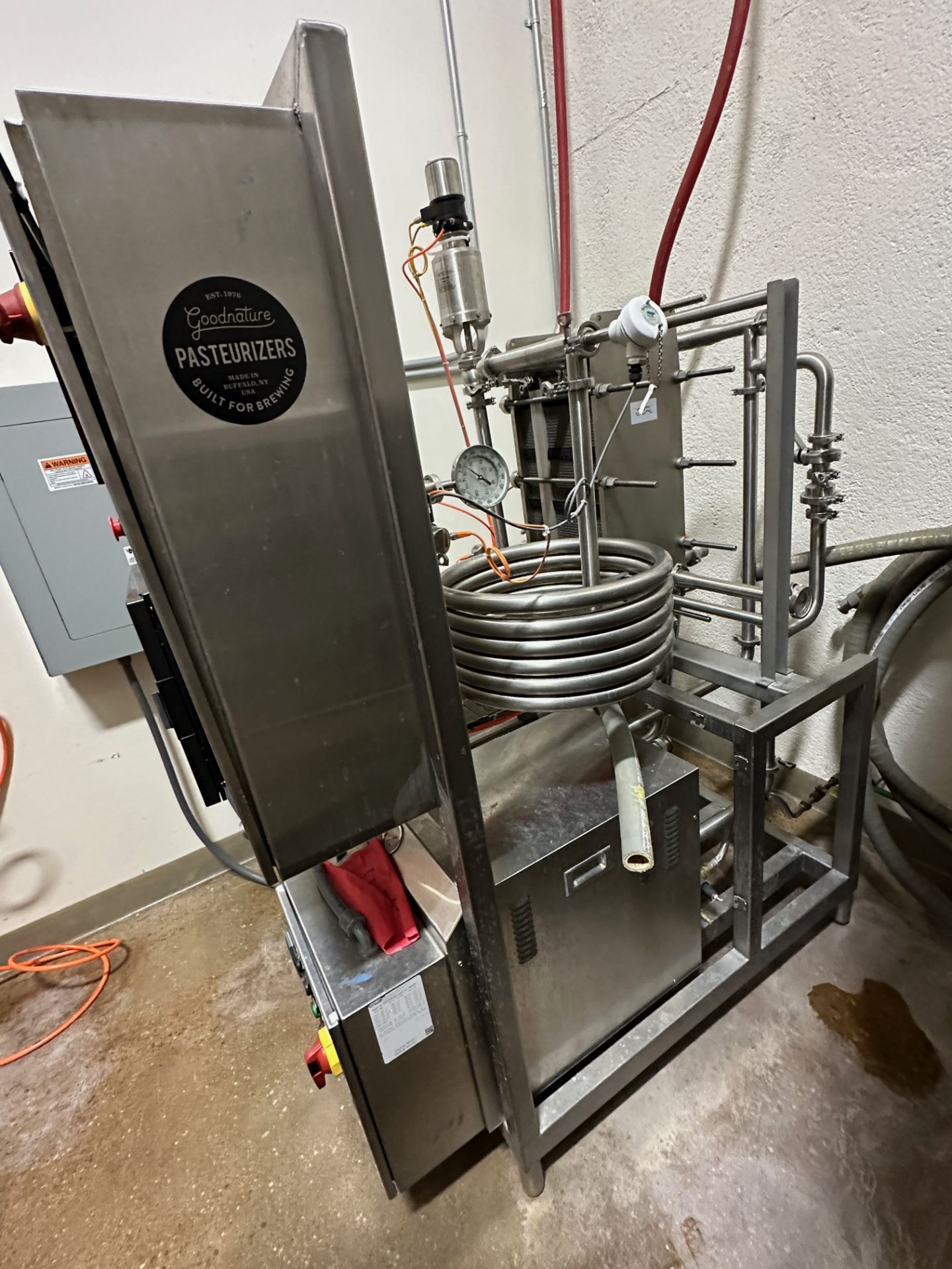 2019 Goodnature CBP 300 Pasteurizer Skid with Alfa Laval Heat Exchanger, Stainless | Rig Fee $350 - Image 2 of 5