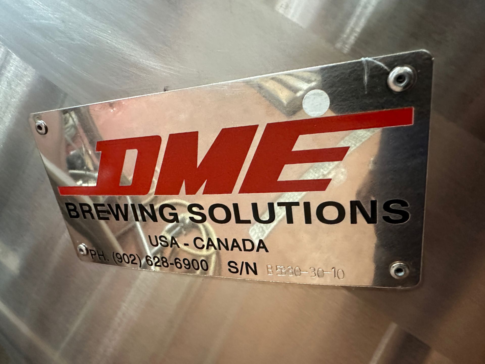 2019 DME 60 BBL Fermentation Tank - Cone Bottom, Glycol Jacketed, Top Manway, Racki | Rig Fee $1650 - Image 2 of 2