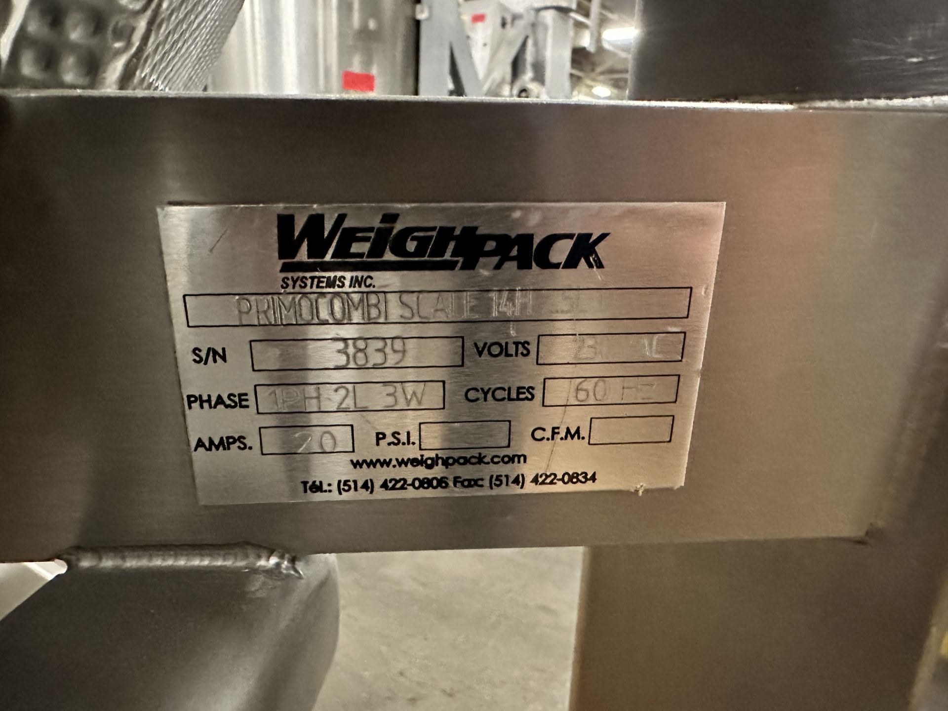 Weighpack Weighpack PrimoCombi 14-Head Multihead Weigher / Scale, Dimple Bucket ...