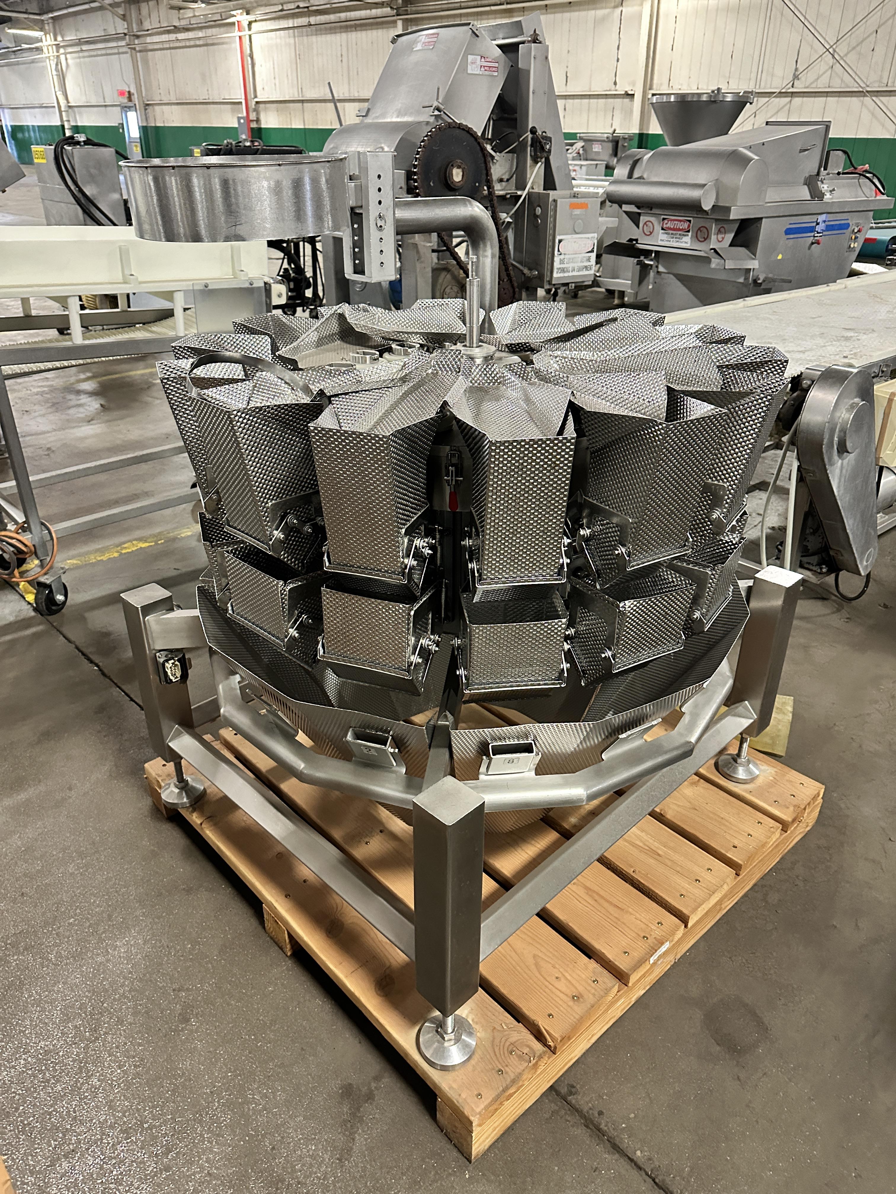 Weighpack PrimoCombi 14-Head Multihead Weigher / Scale, Dimple Bucket ...