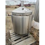 Stainless Steel Tank with Cone and Stack (Approx. 3' Diameter and 4'6" O.H.) | Rig Fee $225