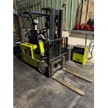 Clark Model TMX17 36 Volt Electric Fork Lift (Approx. 2326 Hours) | Rig Fee $50