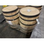 Lot of (2) (New) 53 Gallon American Oak Barrels with Char #3 | Rig Fee $75