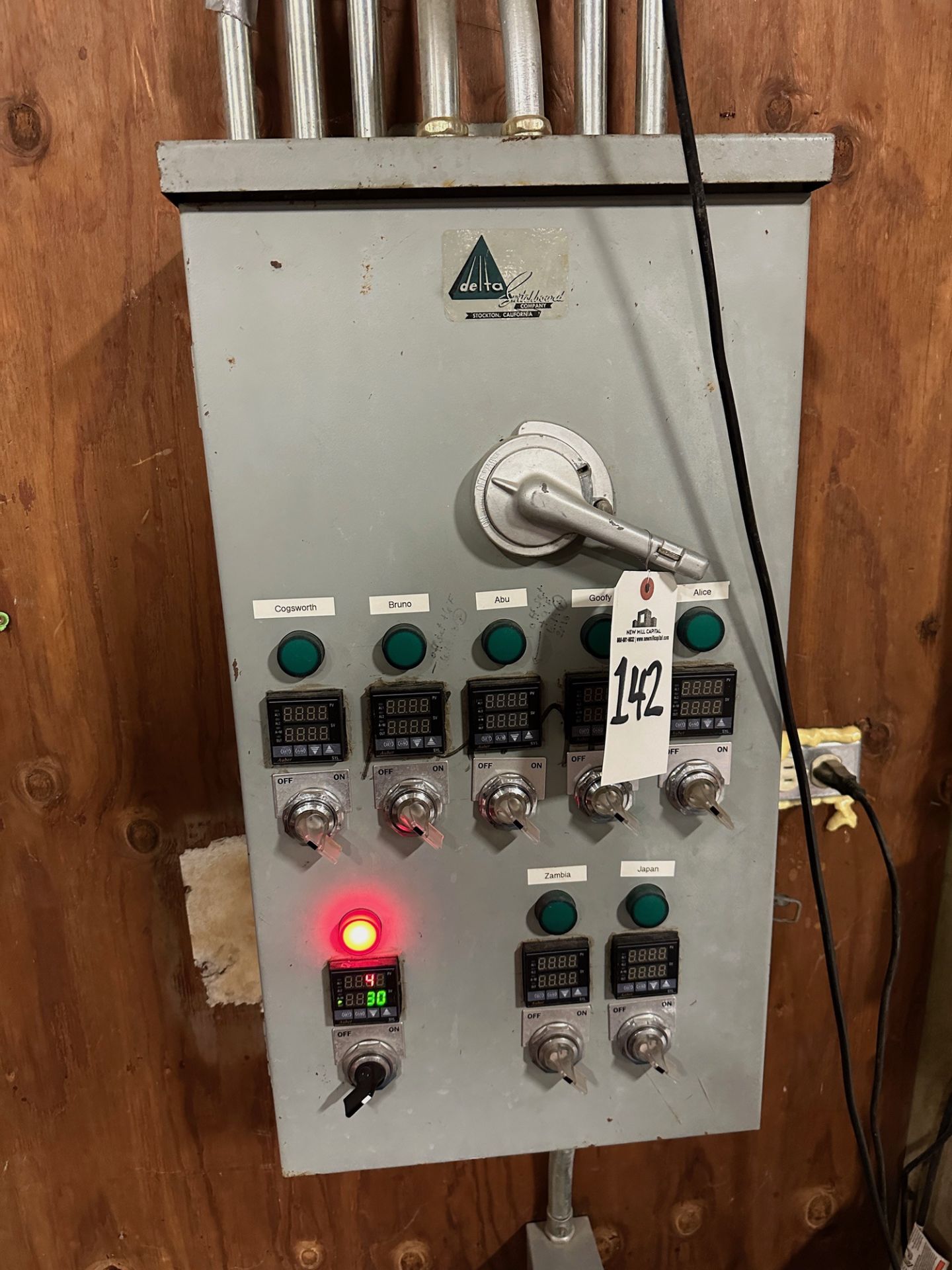 Delta Switchboard Cellar Control Panel | Rig Fee $125