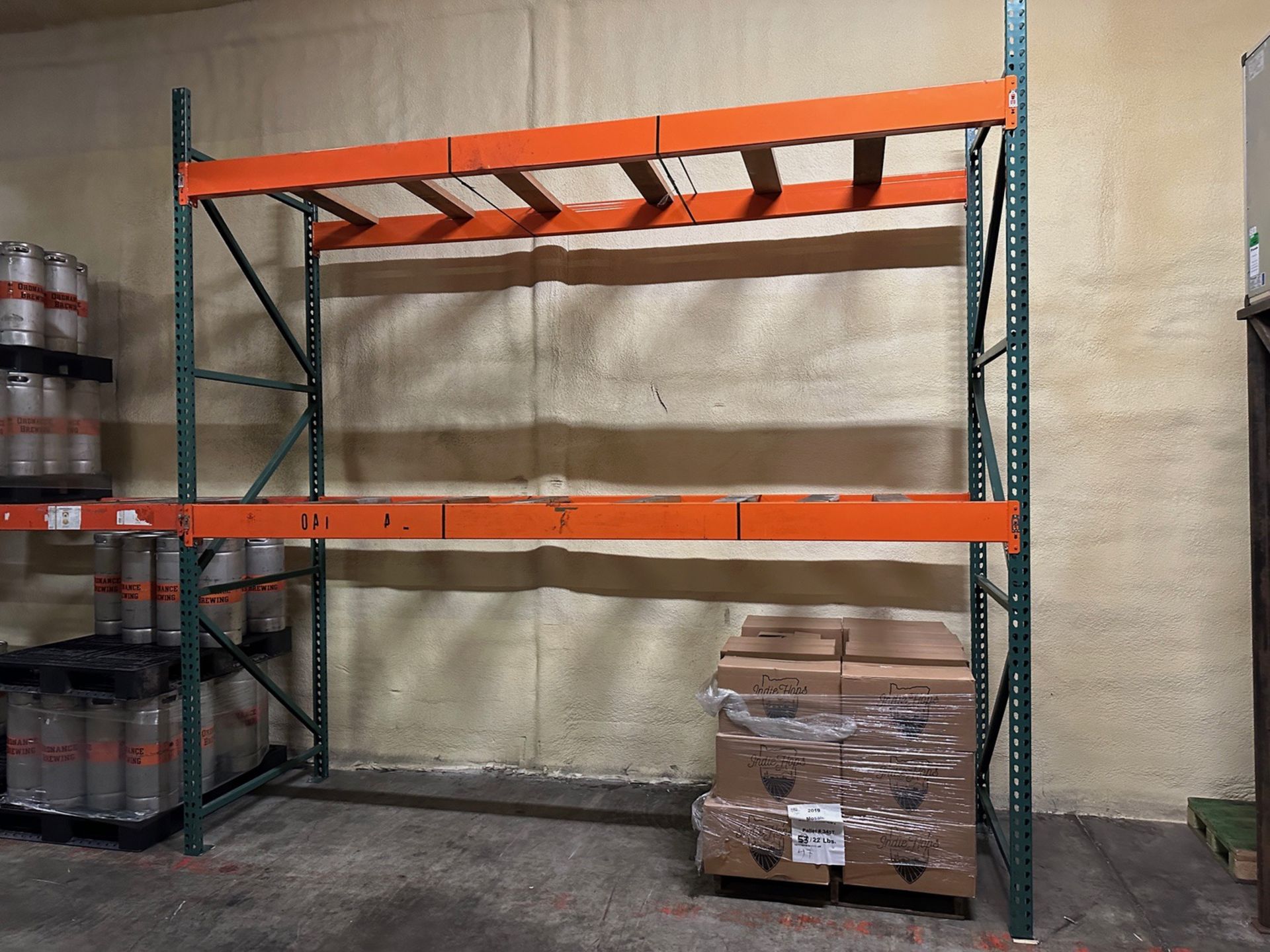 Lot of Teardrop Pallet Racking - (6) 10' Uprights - (7) 12' Uprights - (12) 12' Cro | Rig Fee $650 - Image 3 of 5