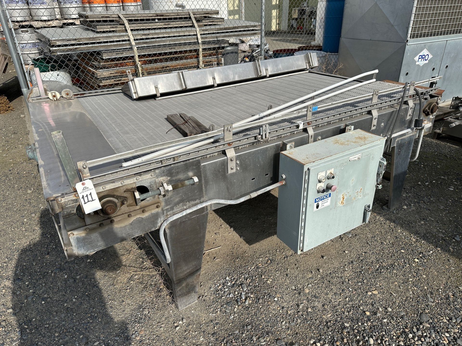 Reeves Table Conveyor on Stainless Steel Frame (Approx. 6' x 9') | Rig Fee $125