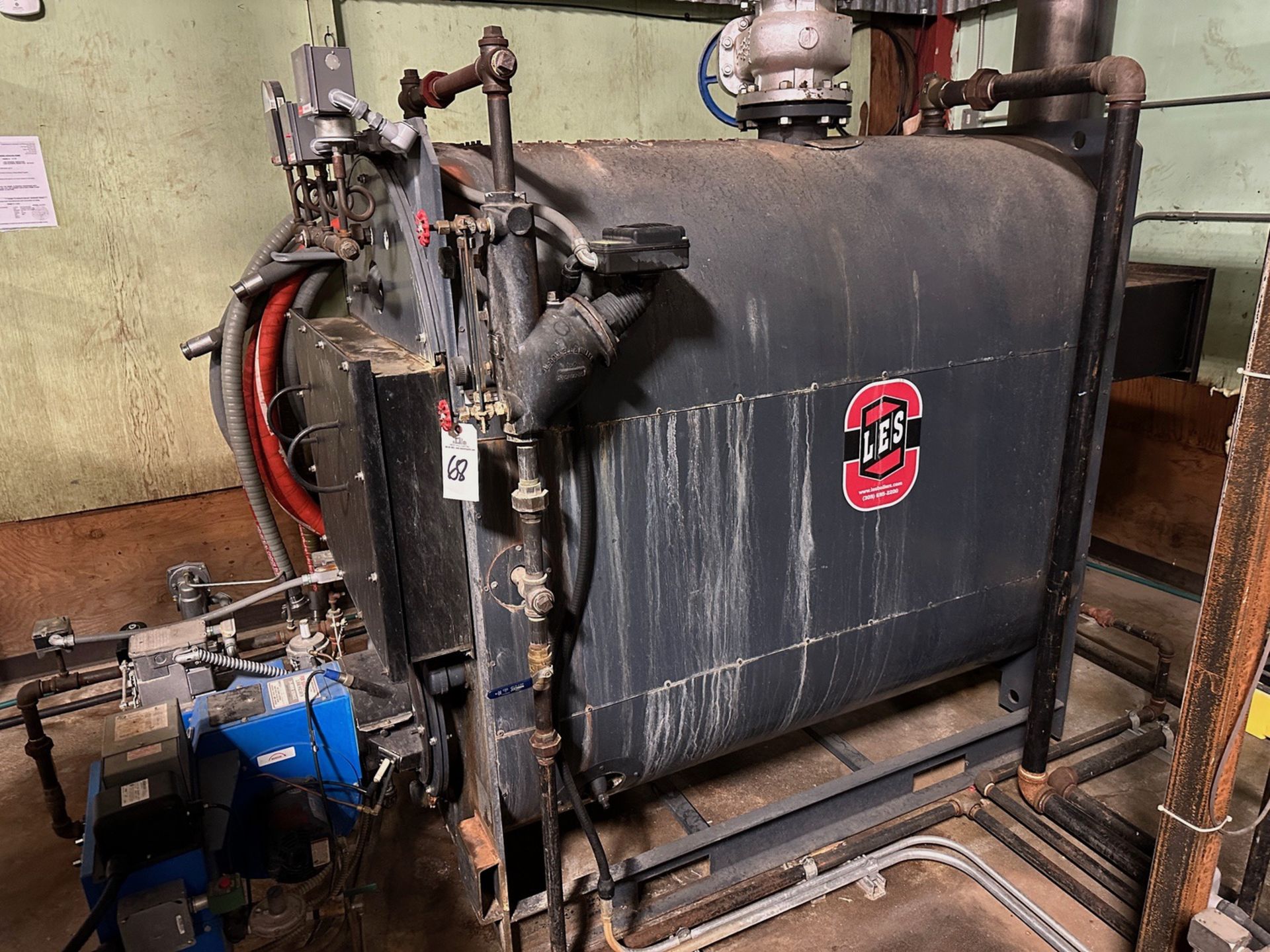 LES Low Pressure Steam Boiler with Water Treatment System | Rig Fee $1500