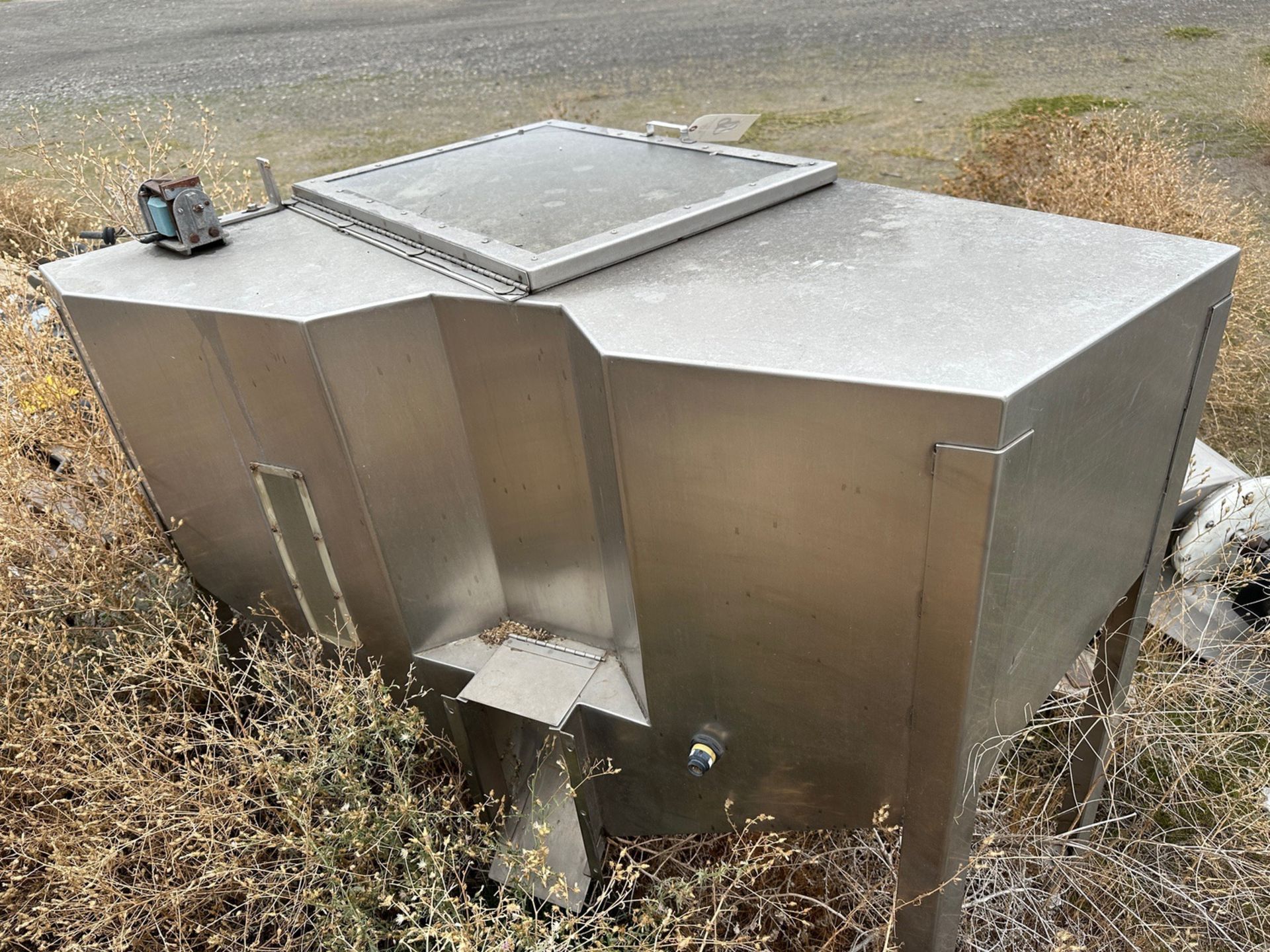Stainless Steel Hopper (Approx. 3' x 4' Footprint) | Rig Fee $75 - Image 2 of 3
