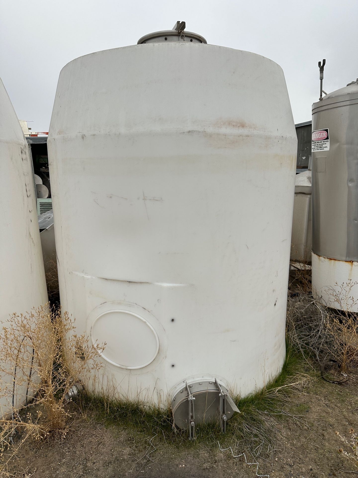 PVC Tank (Approx. 6' Diameter and 8' O.H.) | Rig Fee $225