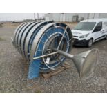 Spiral Cooling Tower Conveyor (Approx. 1' Belt Over Stainless Steel Frame - 64" Dia | Rig Fee $350