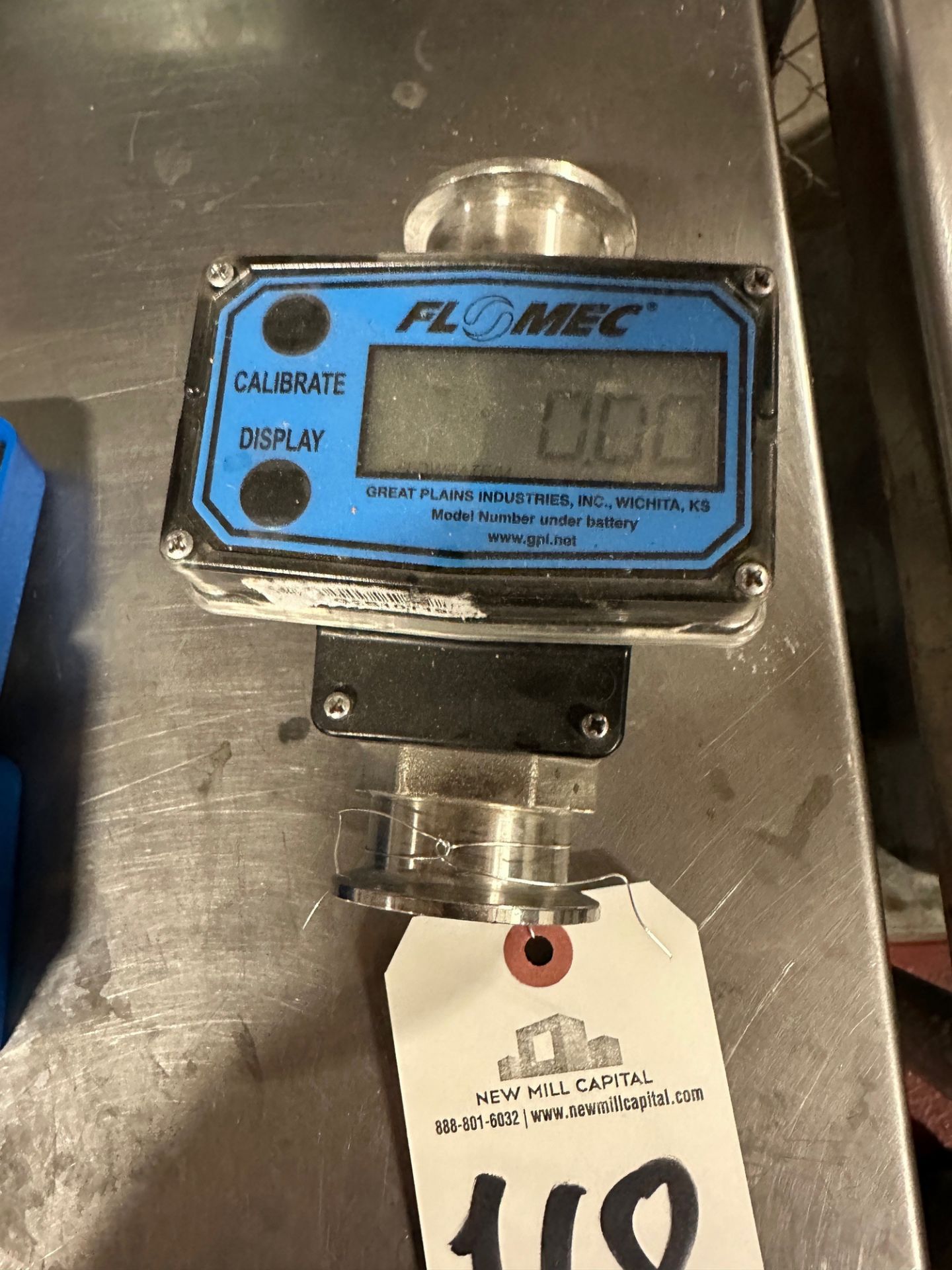 FLOMEC Digital In-Line Flow Meter | Rig Fee $45