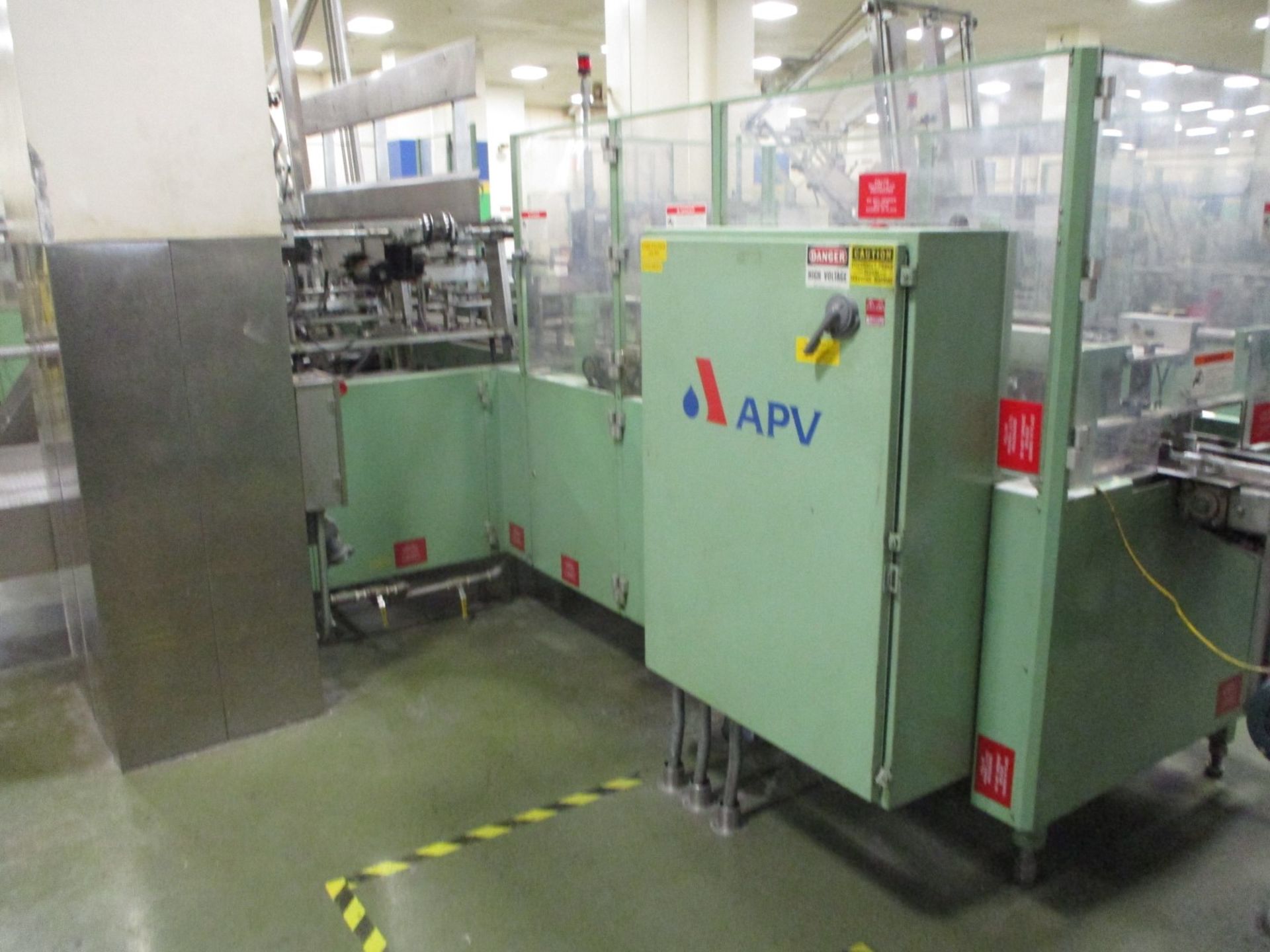 Apv Case Packer, Model Wap-27, Powered Case Feeder, Nordson Gluer, Serial# 2396. | Rig Fee $6000