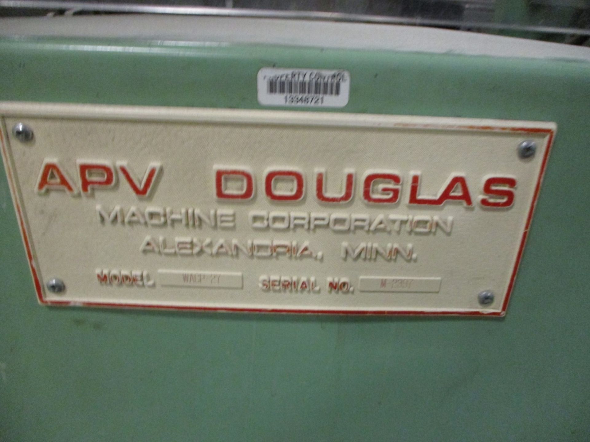 Apv Case Packer, Model Wap-27, Powered Case Feeder, Nordson Gluer, Serial# 2397. | Rig Fee $6000 - Image 2 of 8