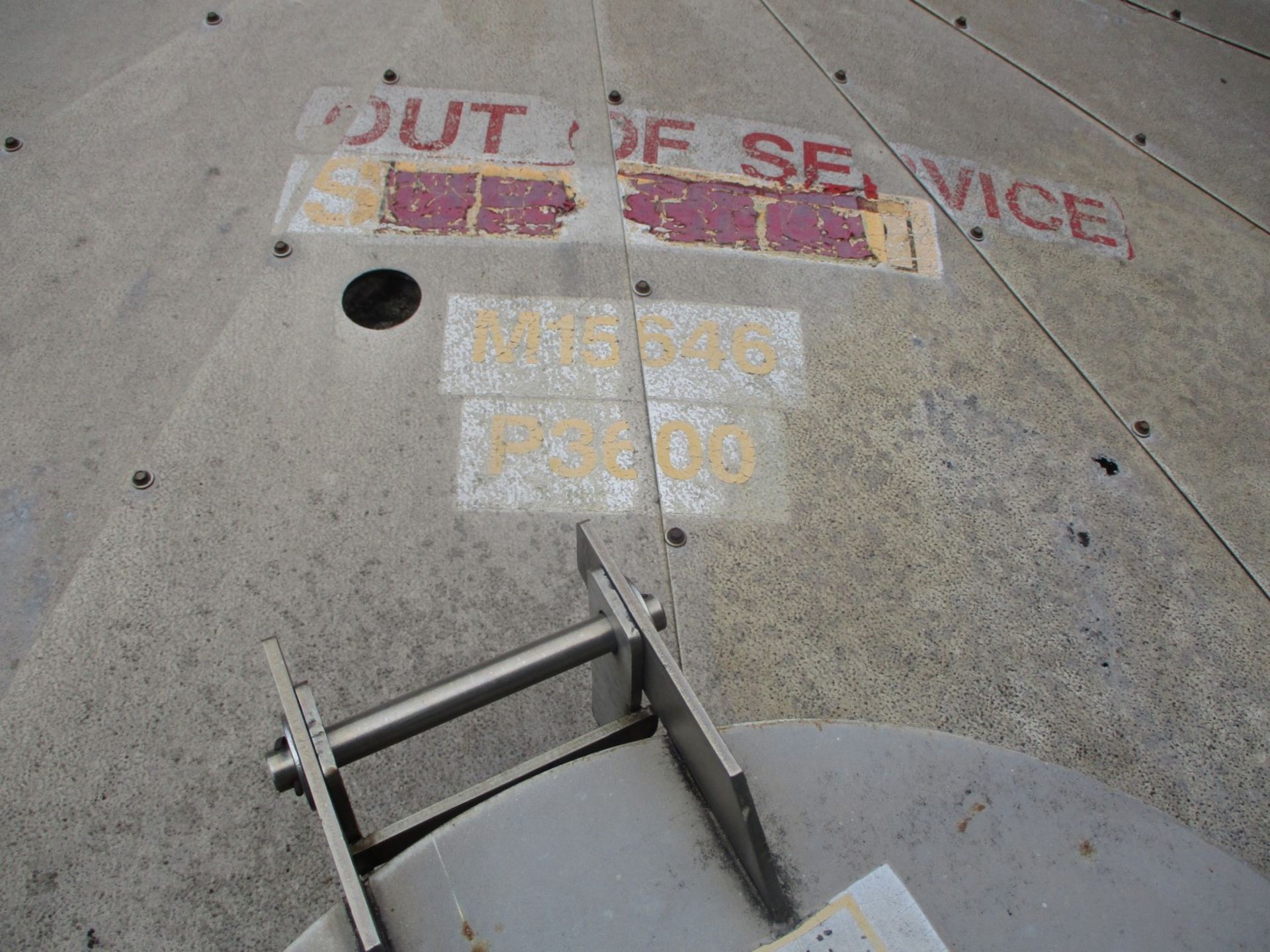 Stainless Steel Tank, Approximately 13' Diameter, Dish Top And Bottom | Rig Fee $10000 (Large Crane) - Image 4 of 4