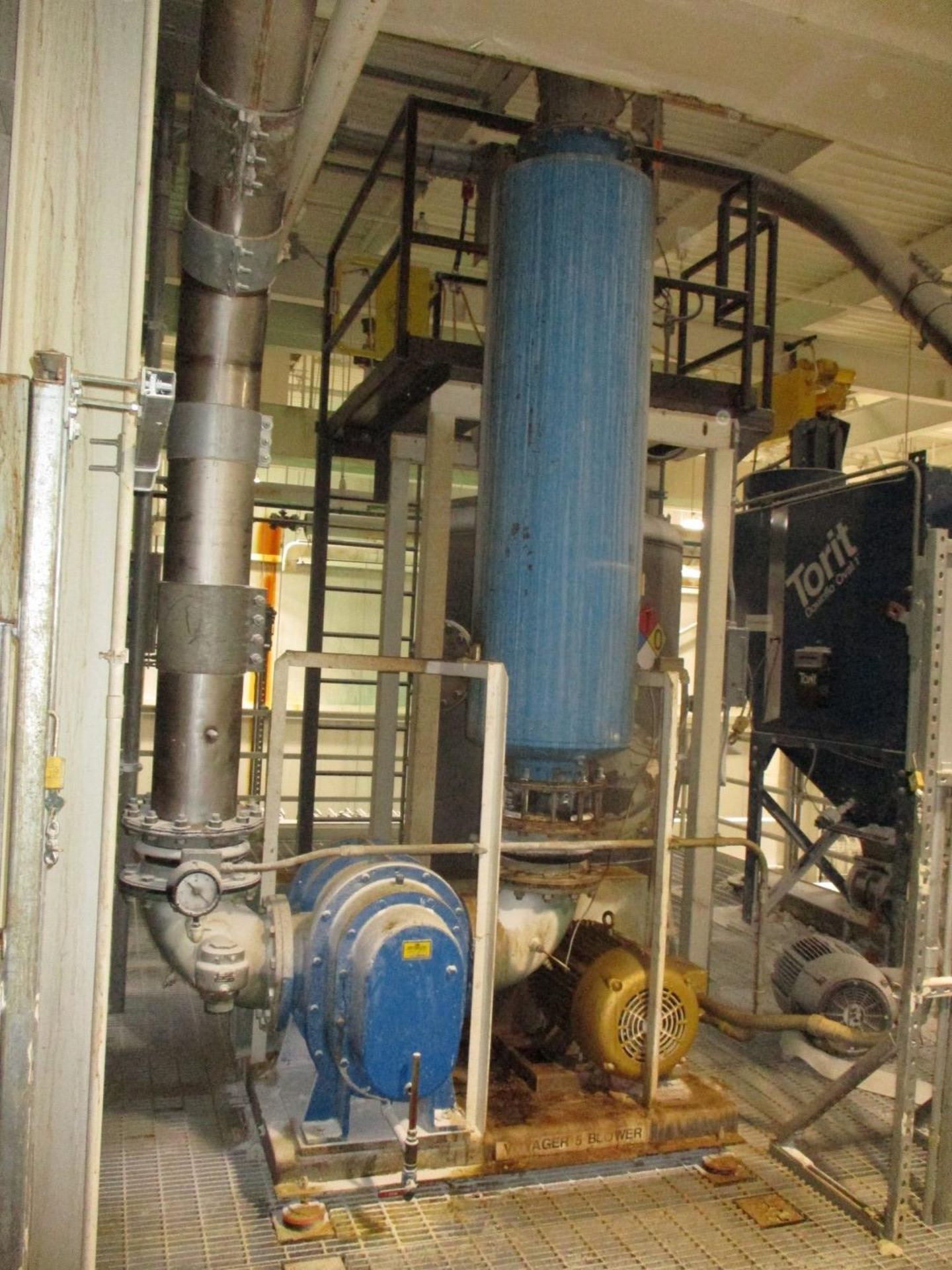 Tech-Airjet Dust Collector, Stainless Steel, With (24) 84" Long Bags, Approximatley | Rig Fee $1500 - Image 6 of 7