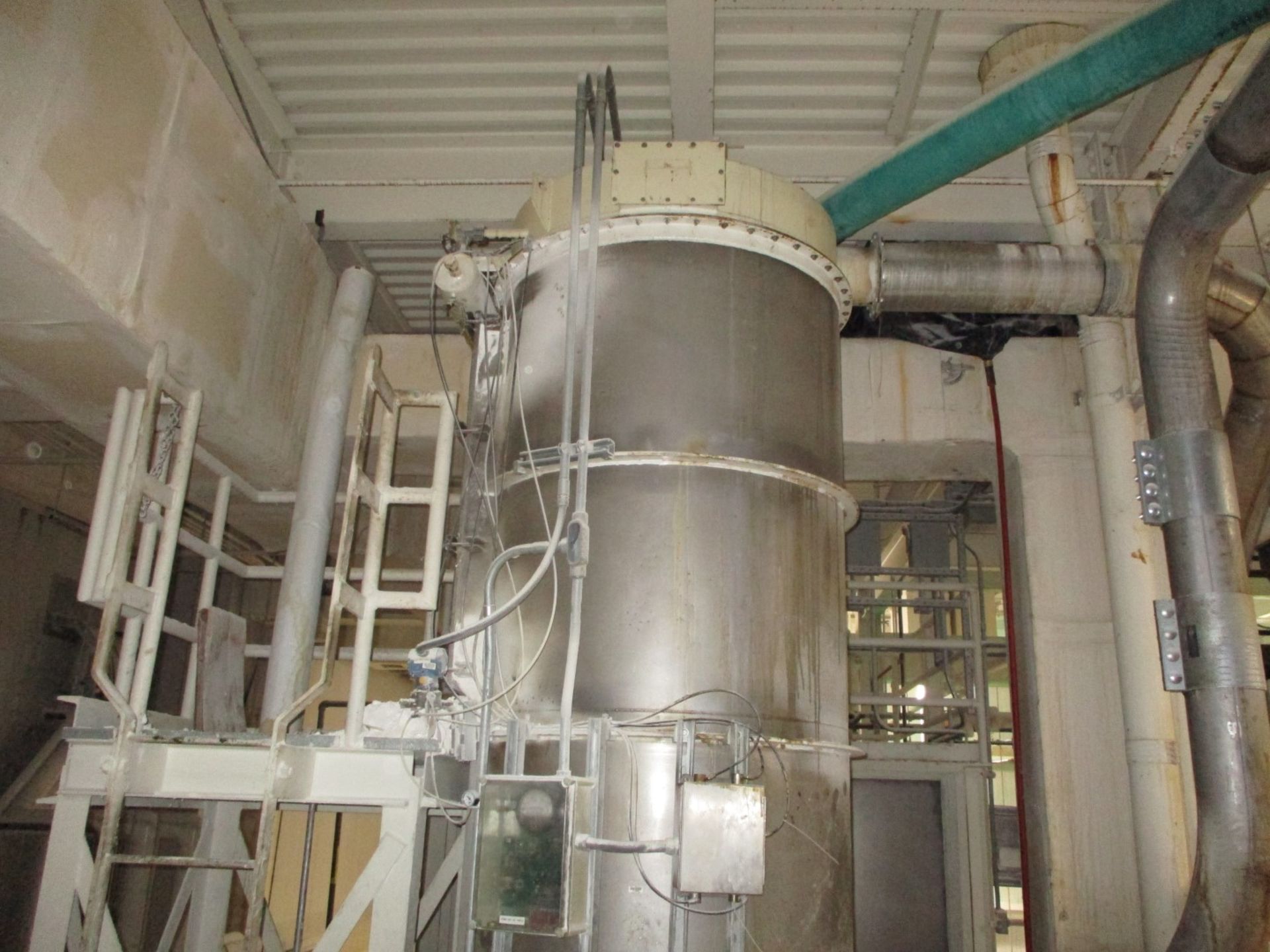 Tech-Airjet Dust Collector, Stainless Steel, With (24) 84" Long Bags, Approximatley | Rig Fee $1500 - Image 3 of 7