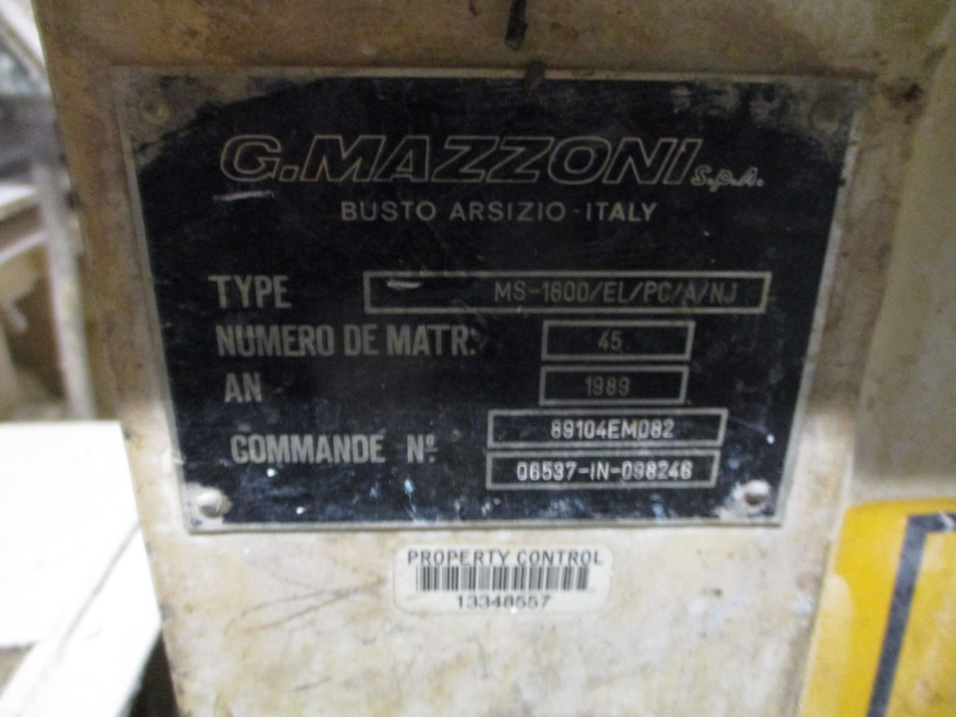 1600 Liter Mazzoni Mixer, Type Ms-1600/El/Pc/A/Nj, Open Sigma Blade Mixer, Packing | Rig Fee $4500 - Image 2 of 7