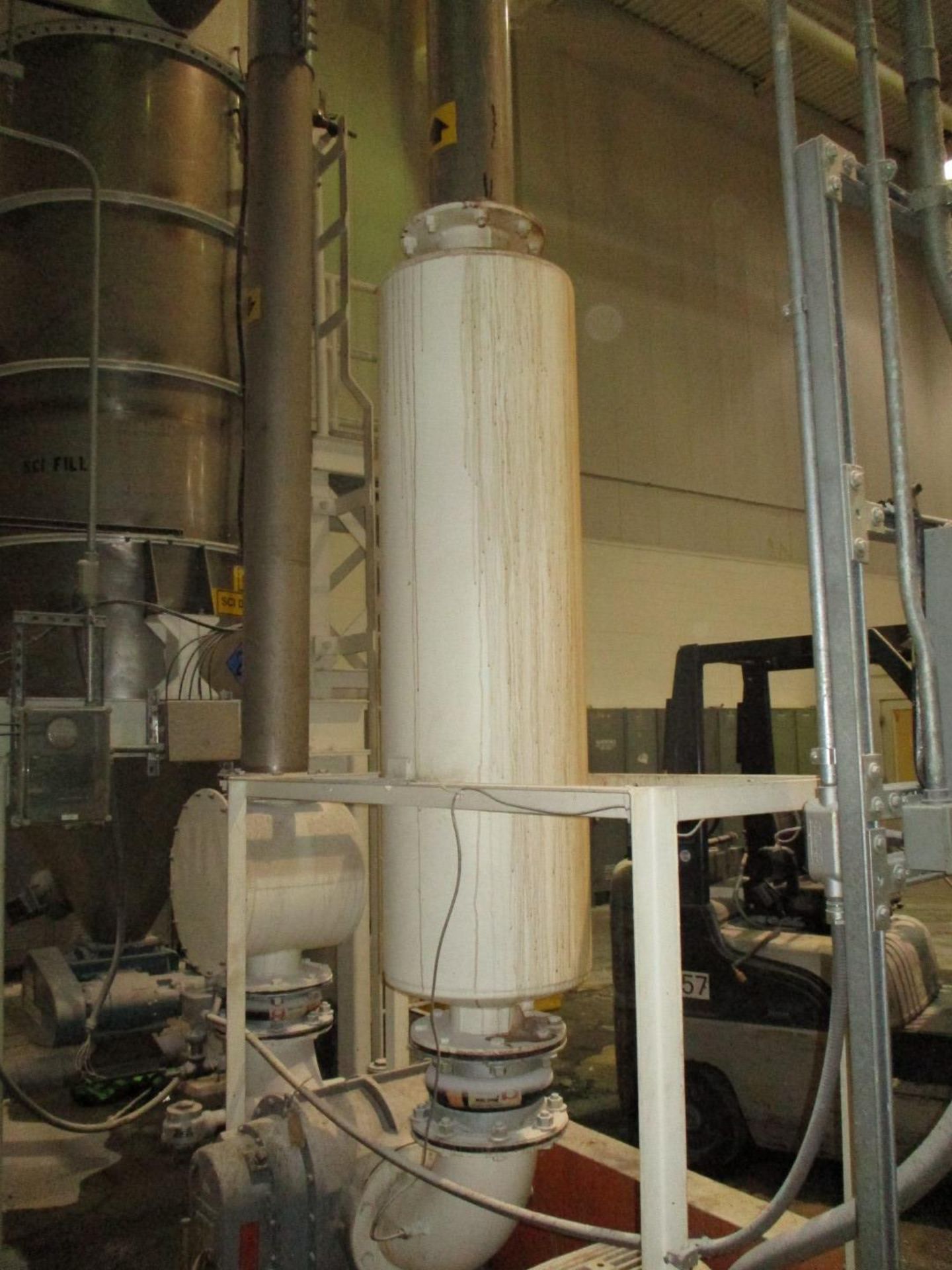 Tech-Airjet Dust Collector, Stainless Steel, Approximatley 48" Diameter X 96" Strai | Rig Fee $1200 - Image 11 of 11