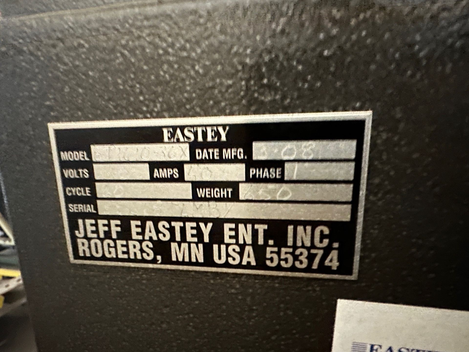 Eastey Heat Shrink Tunnel - Model ET1610-36X with 16" x 10" Aperture | Rig Fee $100 - Image 3 of 3