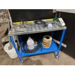 Portable Welding Table with Contents (Approx. 18" x 3') | Rig Fee $35