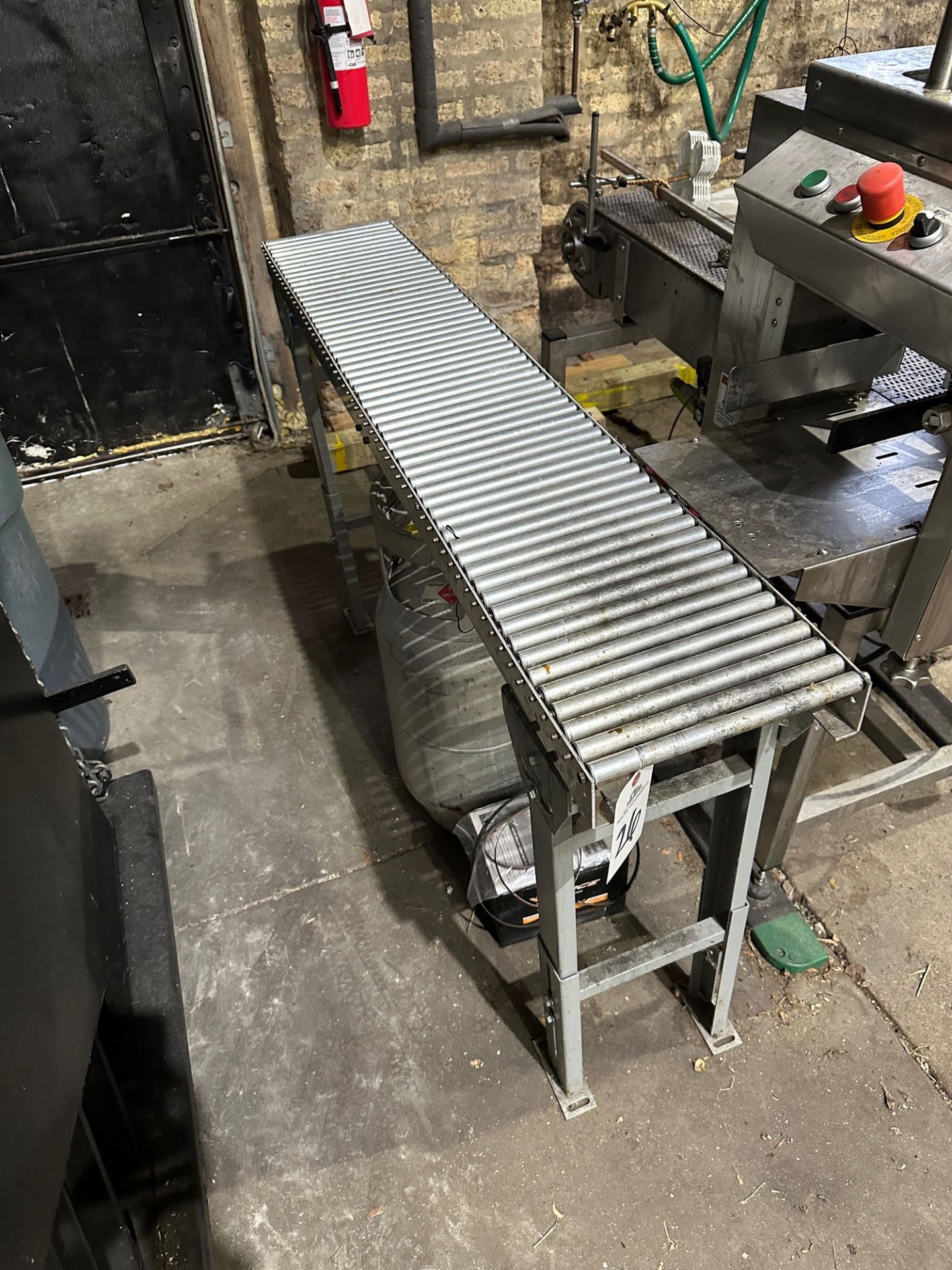 Stainless Steel Roller Conveyor (Approx. 10.5" x 5') | Rig Fee $75